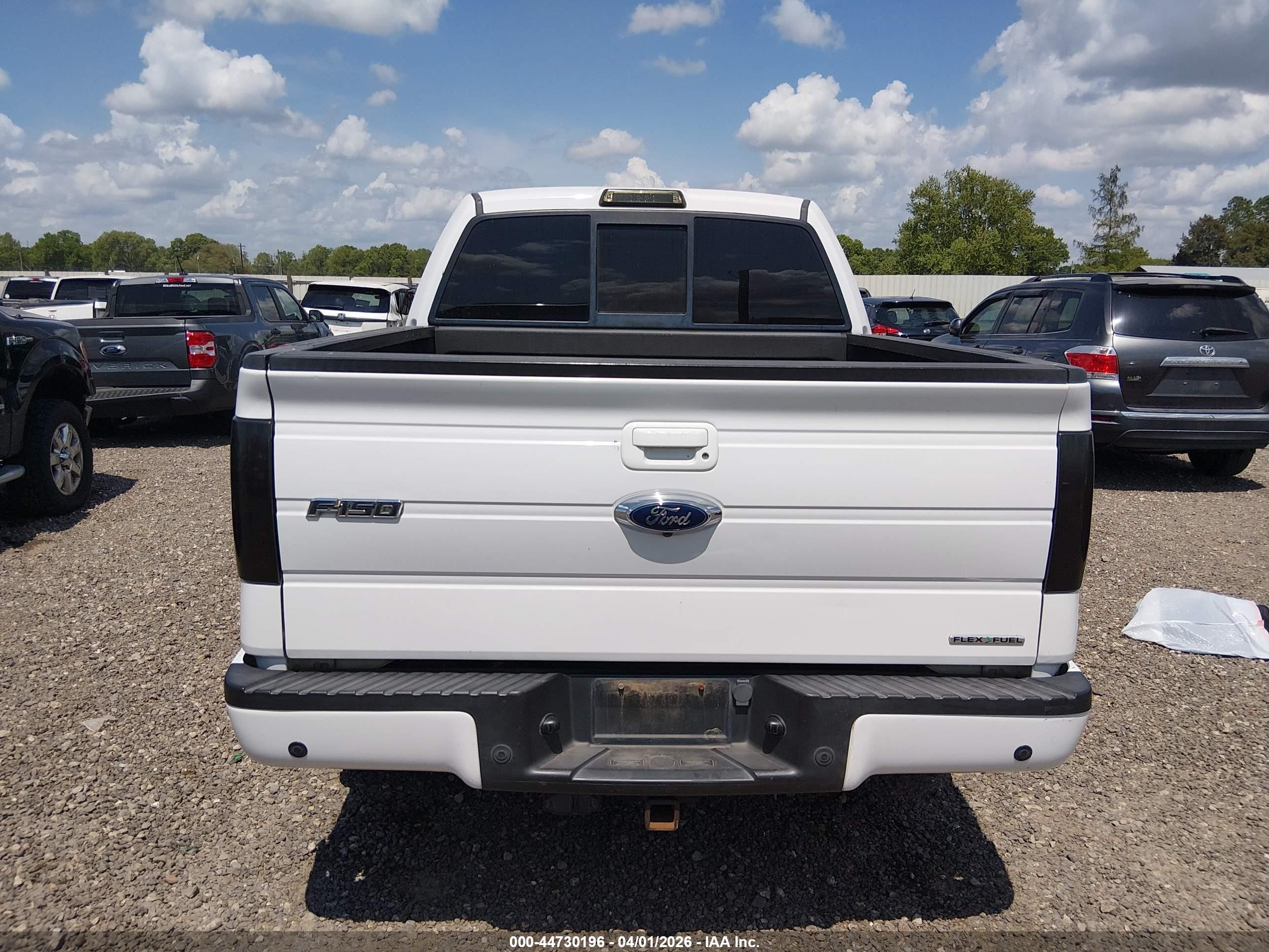 2013 Ford F-150 Fx2 White vin: 1FTFW1CF1DFA01935