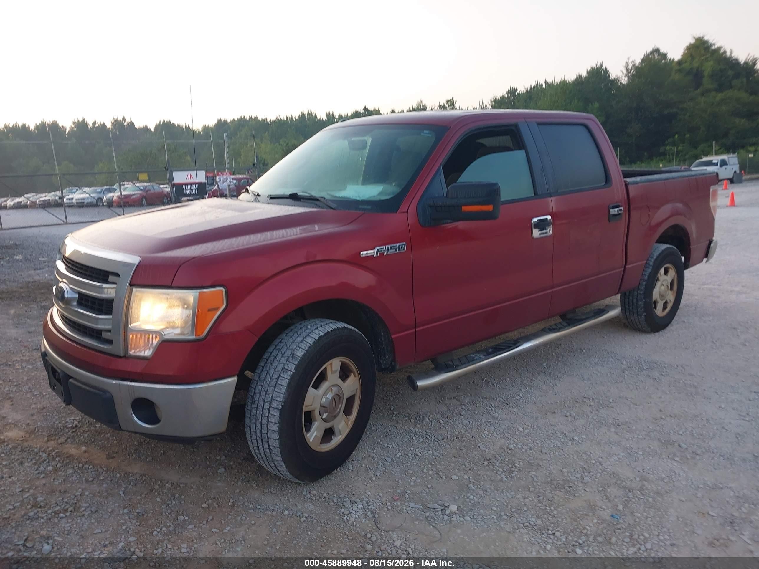2013 Ford F-150 Xlt Красный vin: 1FTFW1CF1DFA22123