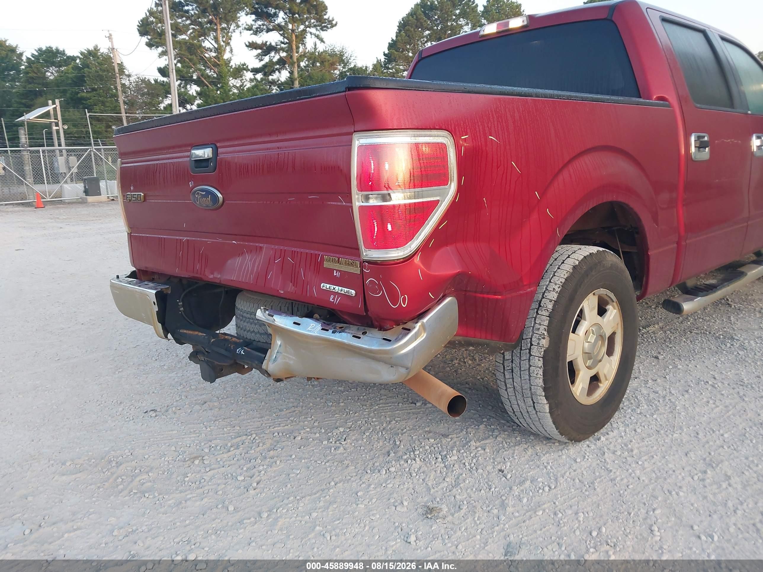 2013 Ford F-150 Xlt Красный vin: 1FTFW1CF1DFA22123