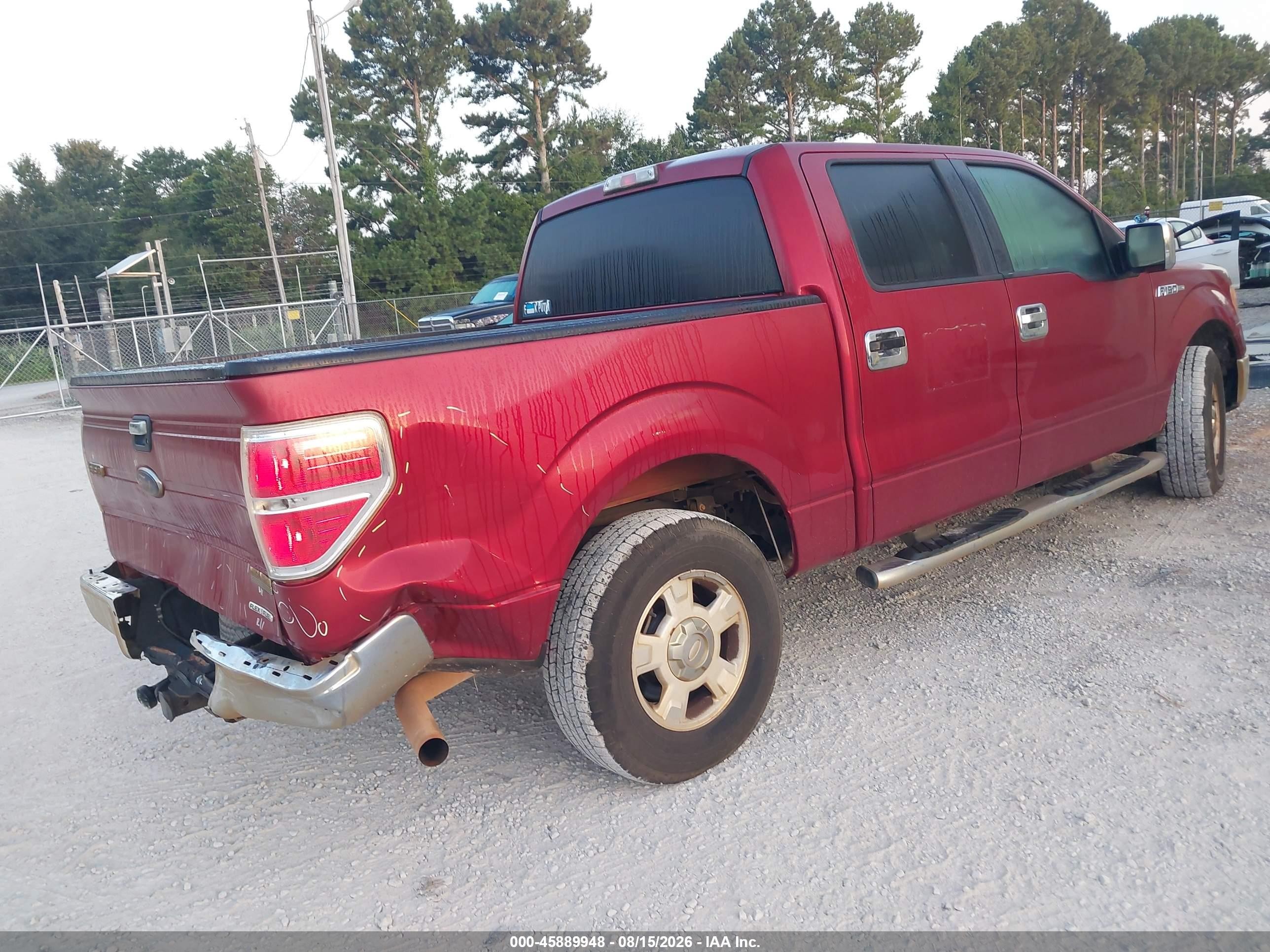 2013 Ford F-150 Xlt Красный vin: 1FTFW1CF1DFA22123