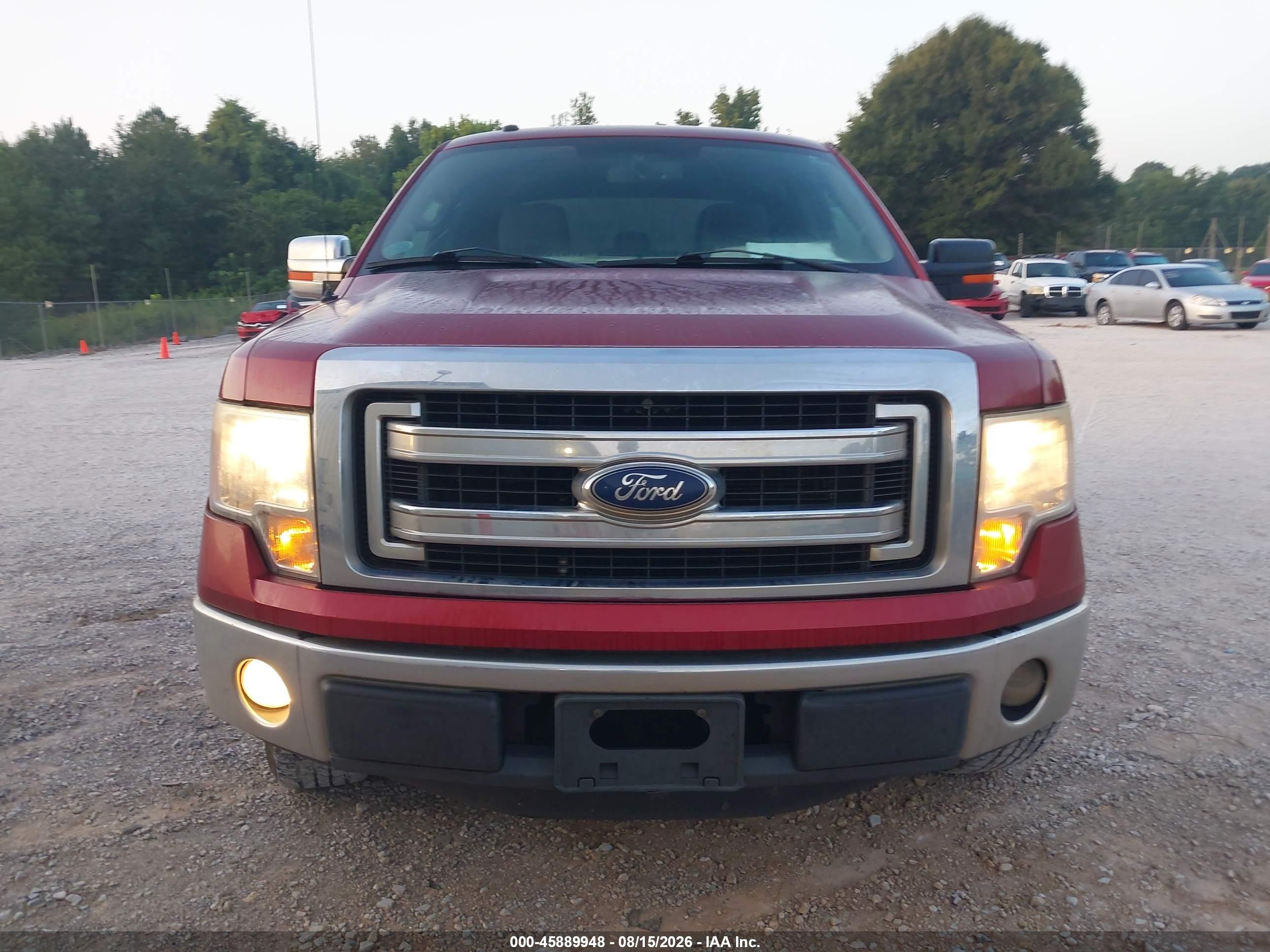 2013 Ford F-150 Xlt Красный vin: 1FTFW1CF1DFA22123