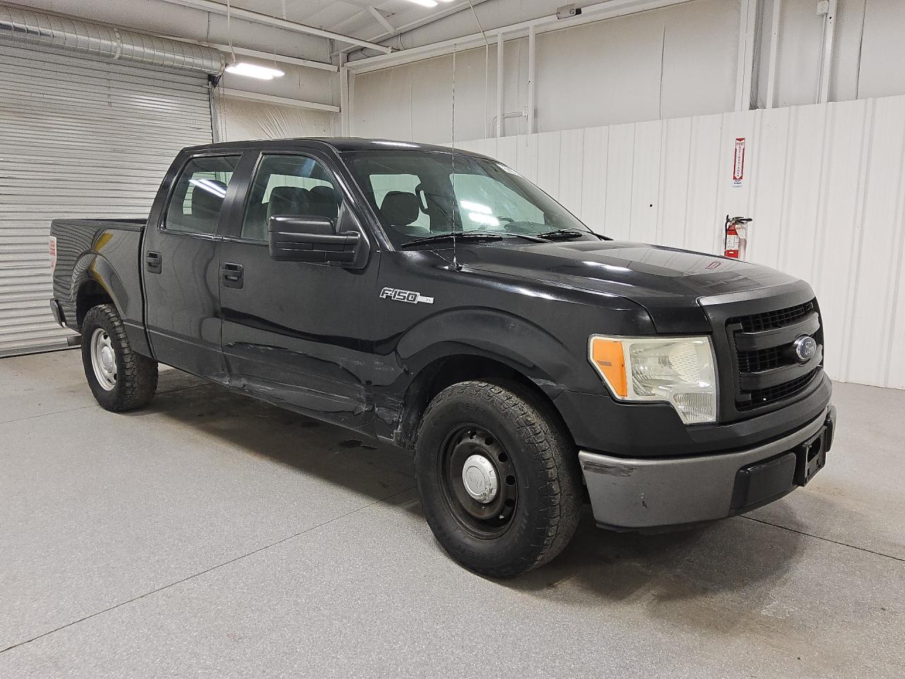 2013 Ford F150 Supercrew Black vin: 1FTFW1CF1DFA64663 Damage: Right -B- Pillar, Broken, Replacement Required
