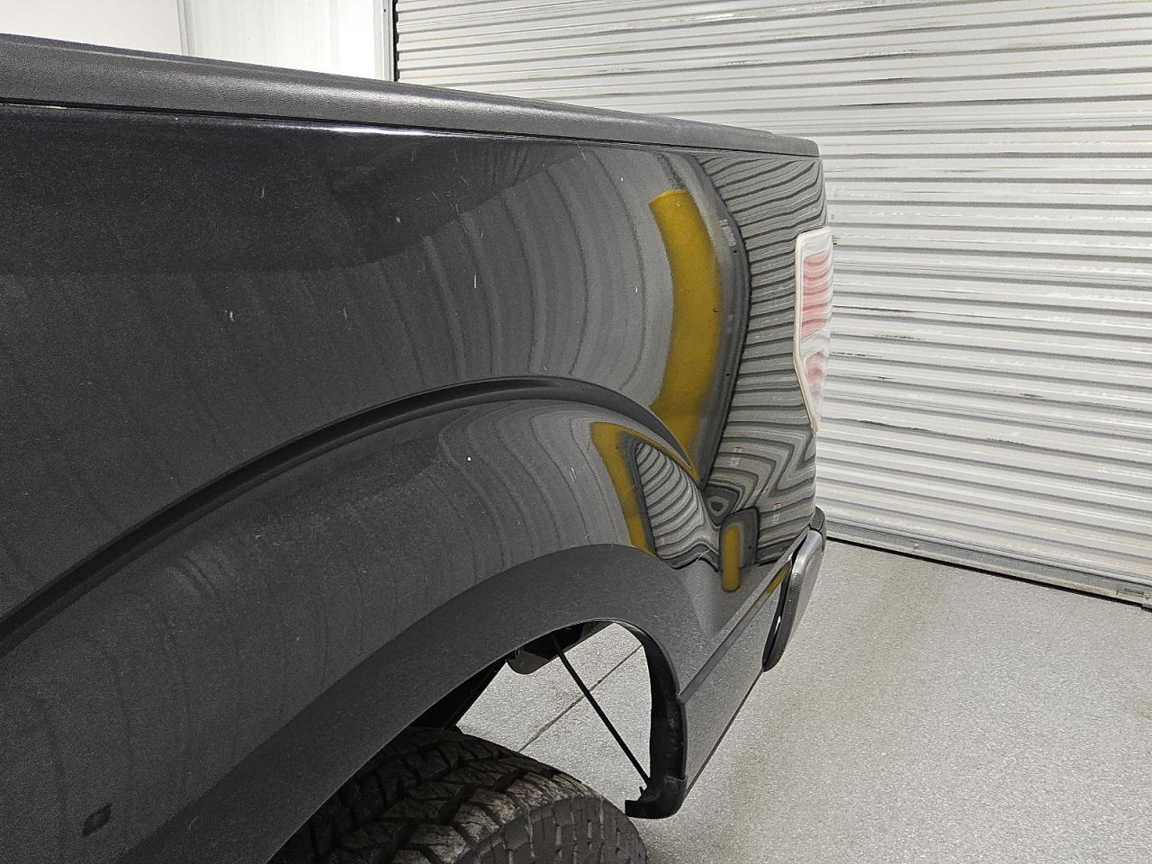 2013 Ford F150 Supercrew Black vin: 1FTFW1CF1DFA64663 Damage: Left Bed Side, Heavy Scratch, 2 To 3 Inches
