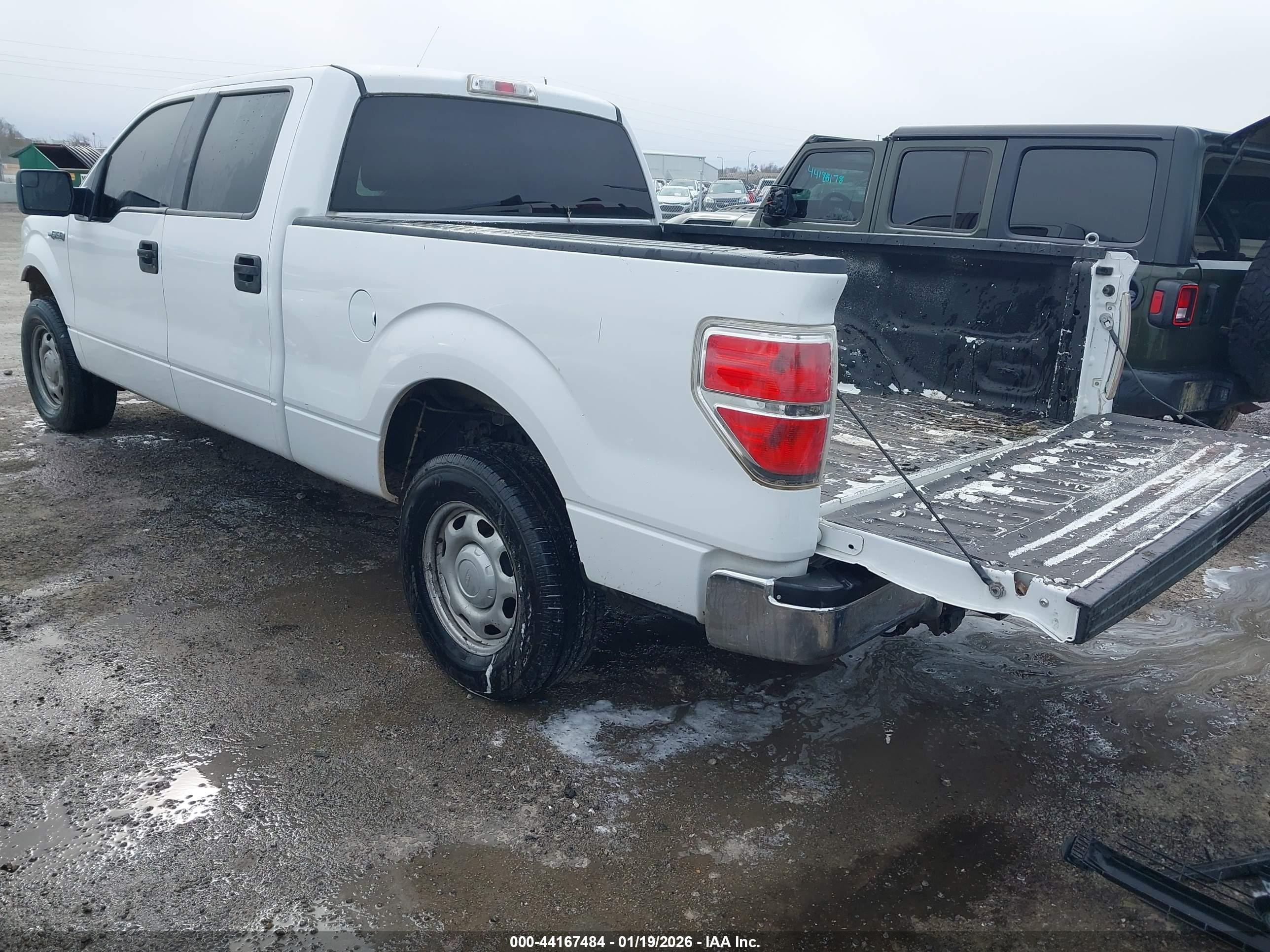 2013 Ford F-150 Xl White vin: 1FTFW1CF1DFA75243