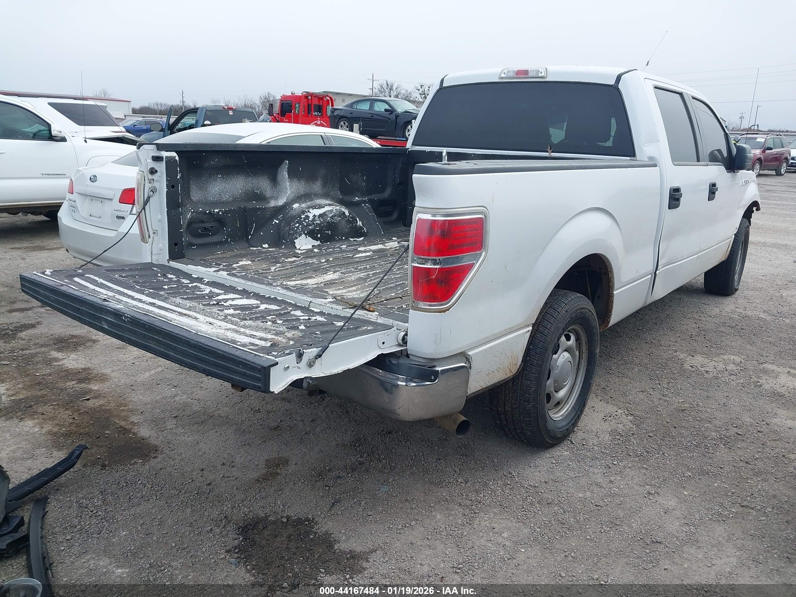 2013 Ford F-150 Xl White vin: 1FTFW1CF1DFA75243