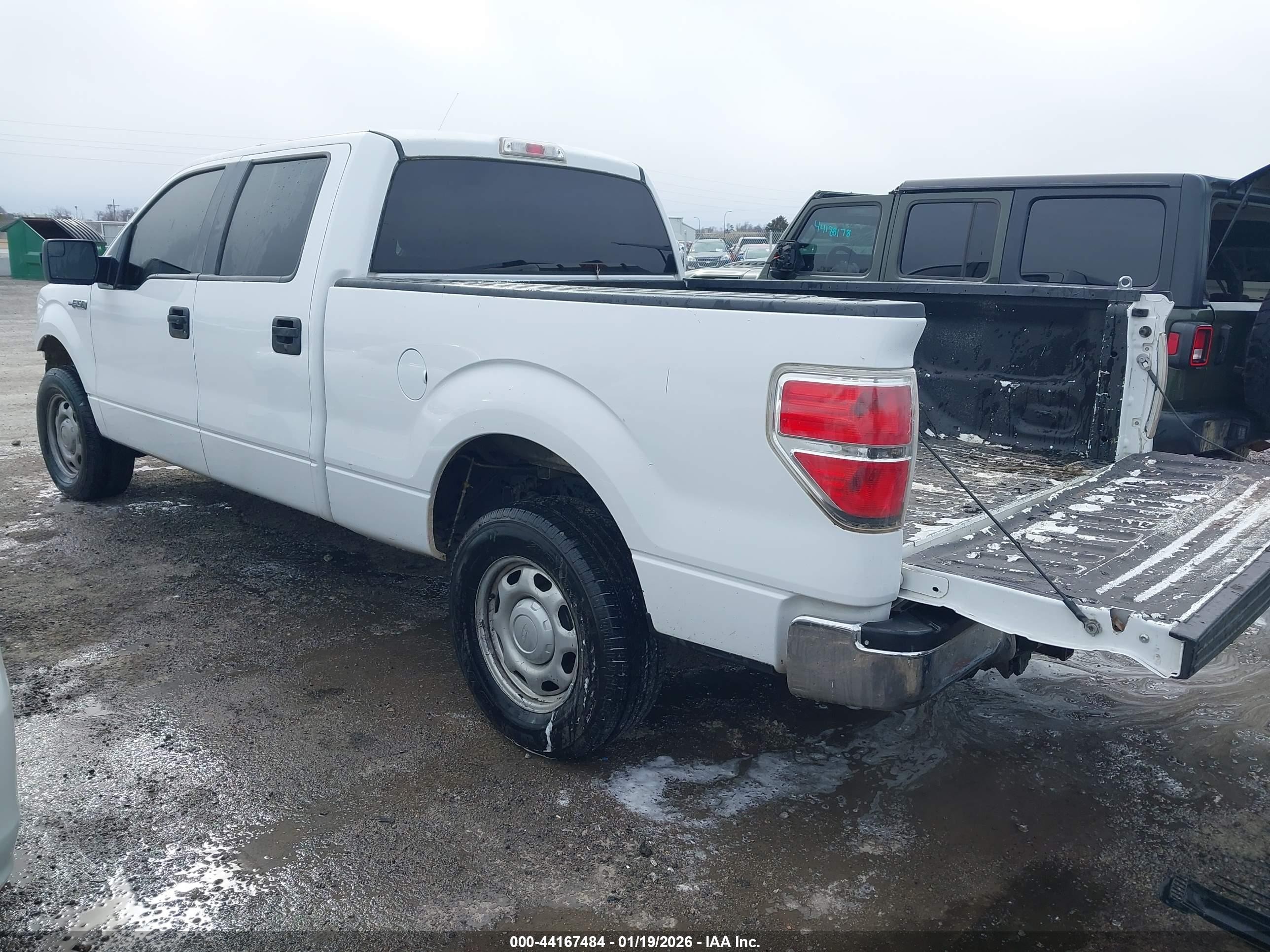 2013 Ford F-150 Xl White vin: 1FTFW1CF1DFA75243