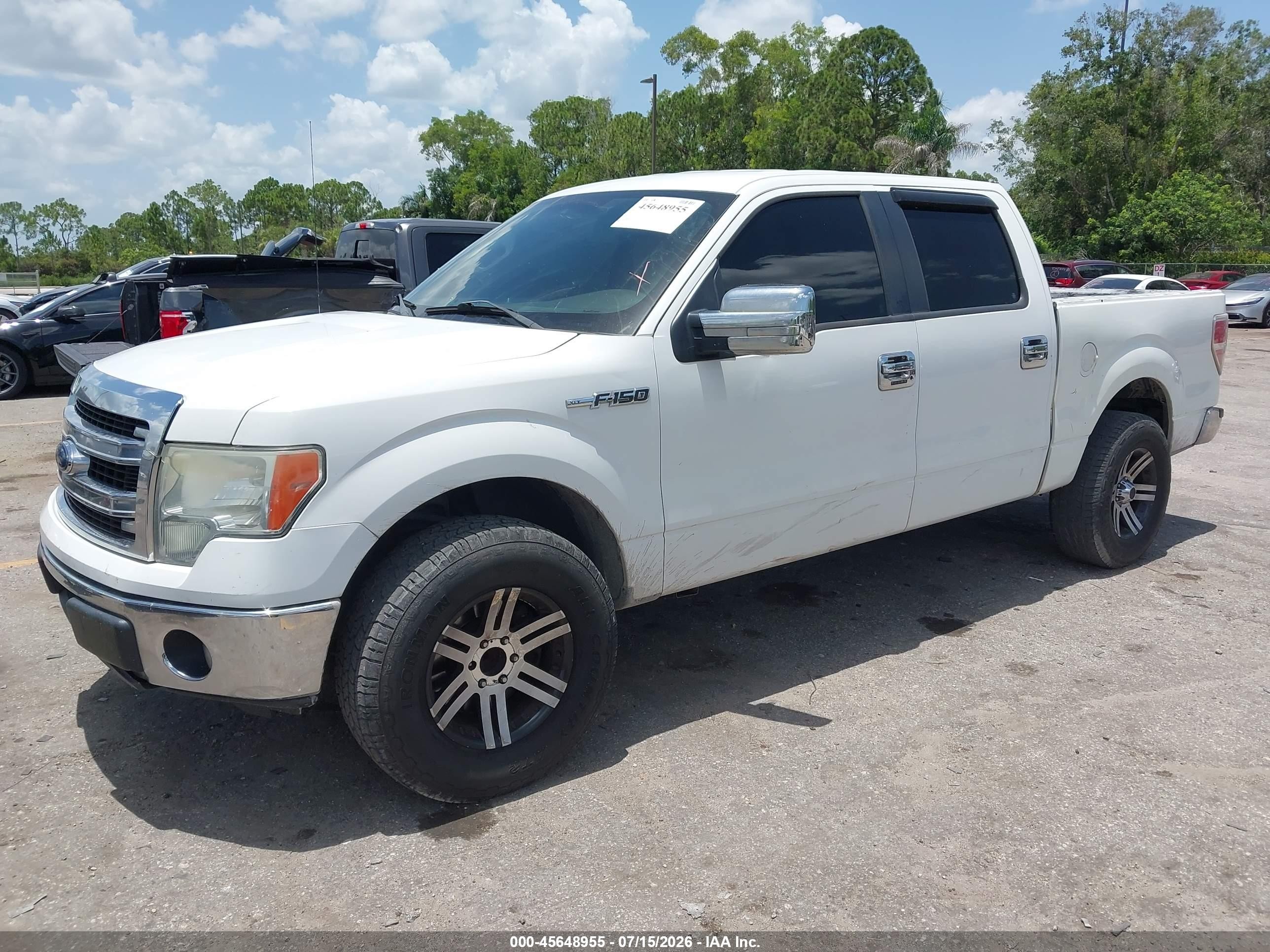 2013 Ford F-150 Xlt Белый vin: 1FTFW1CF1DFA93418
