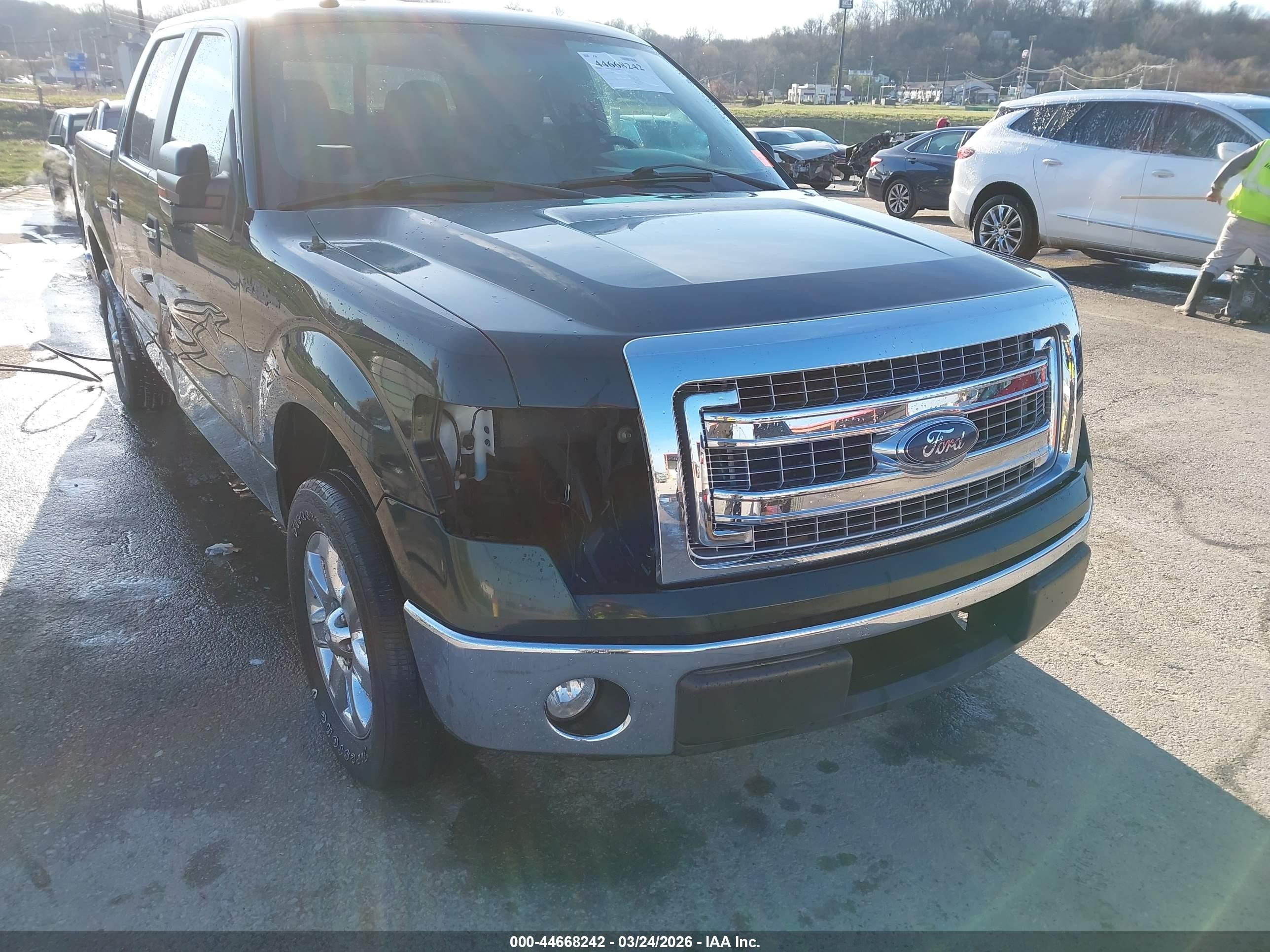 2013 Ford F-150 Xlt Black vin: 1FTFW1CF1DFB01128