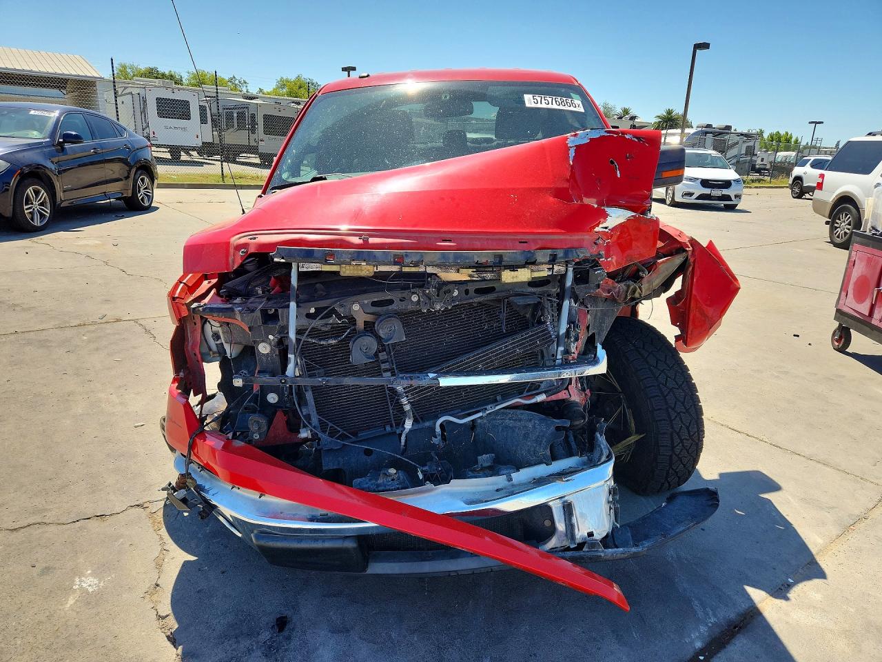2013 Ford F150 Supercrew Red vin: 1FTFW1CF1DFB98962