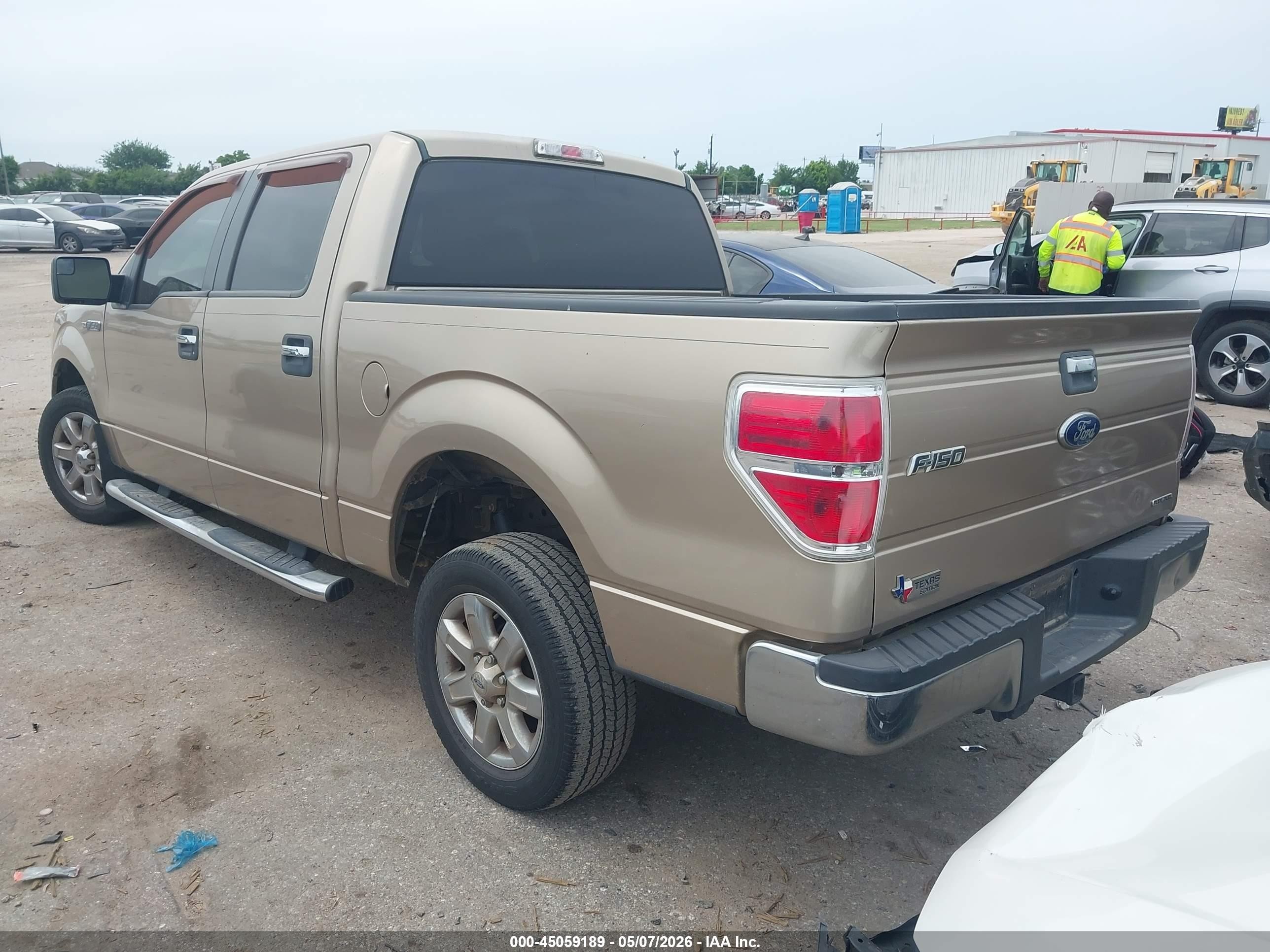 2013 Ford F-150 Xlt Beige vin: 1FTFW1CF1DFC71151