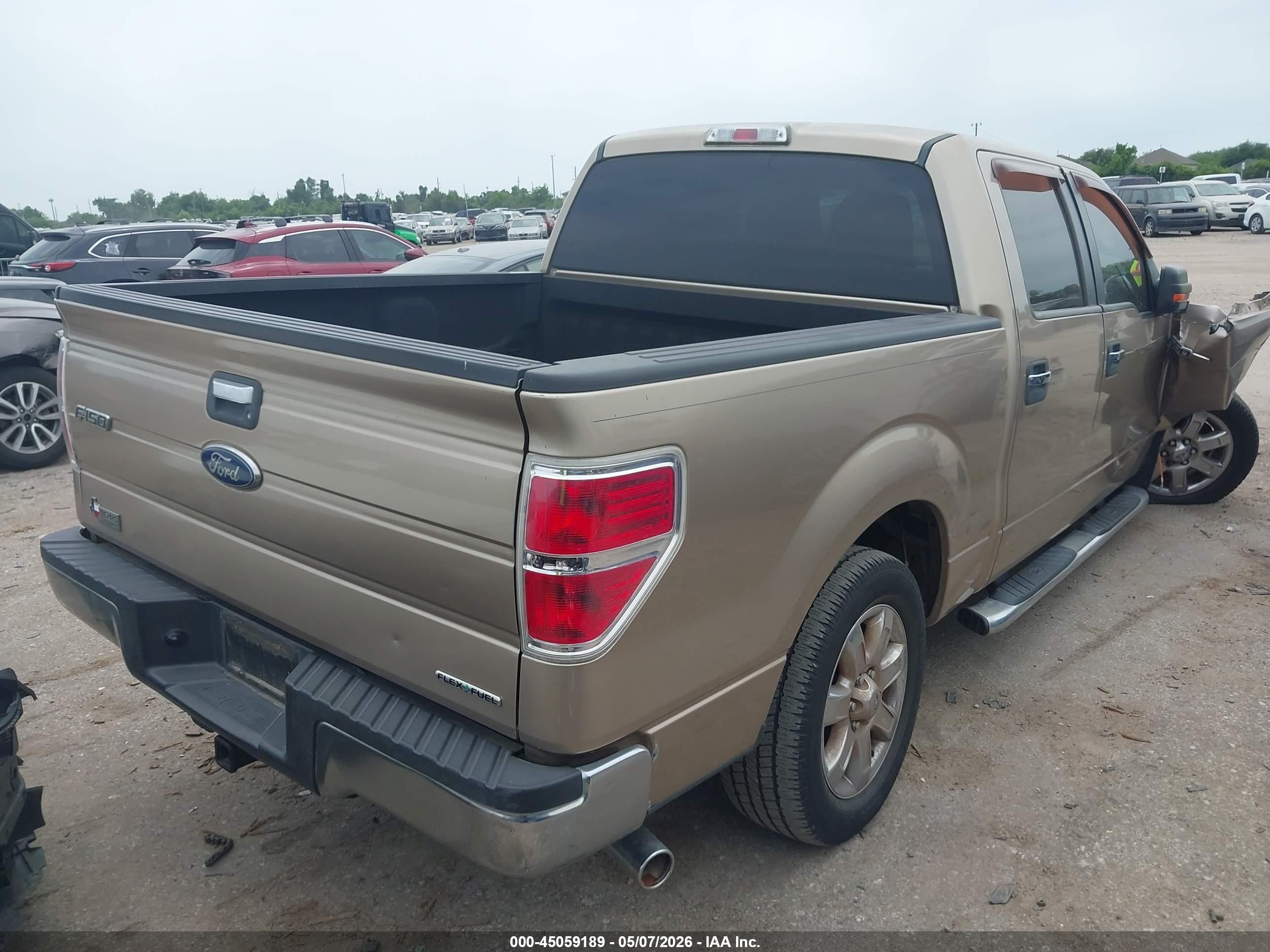 2013 Ford F-150 Xlt Beige vin: 1FTFW1CF1DFC71151