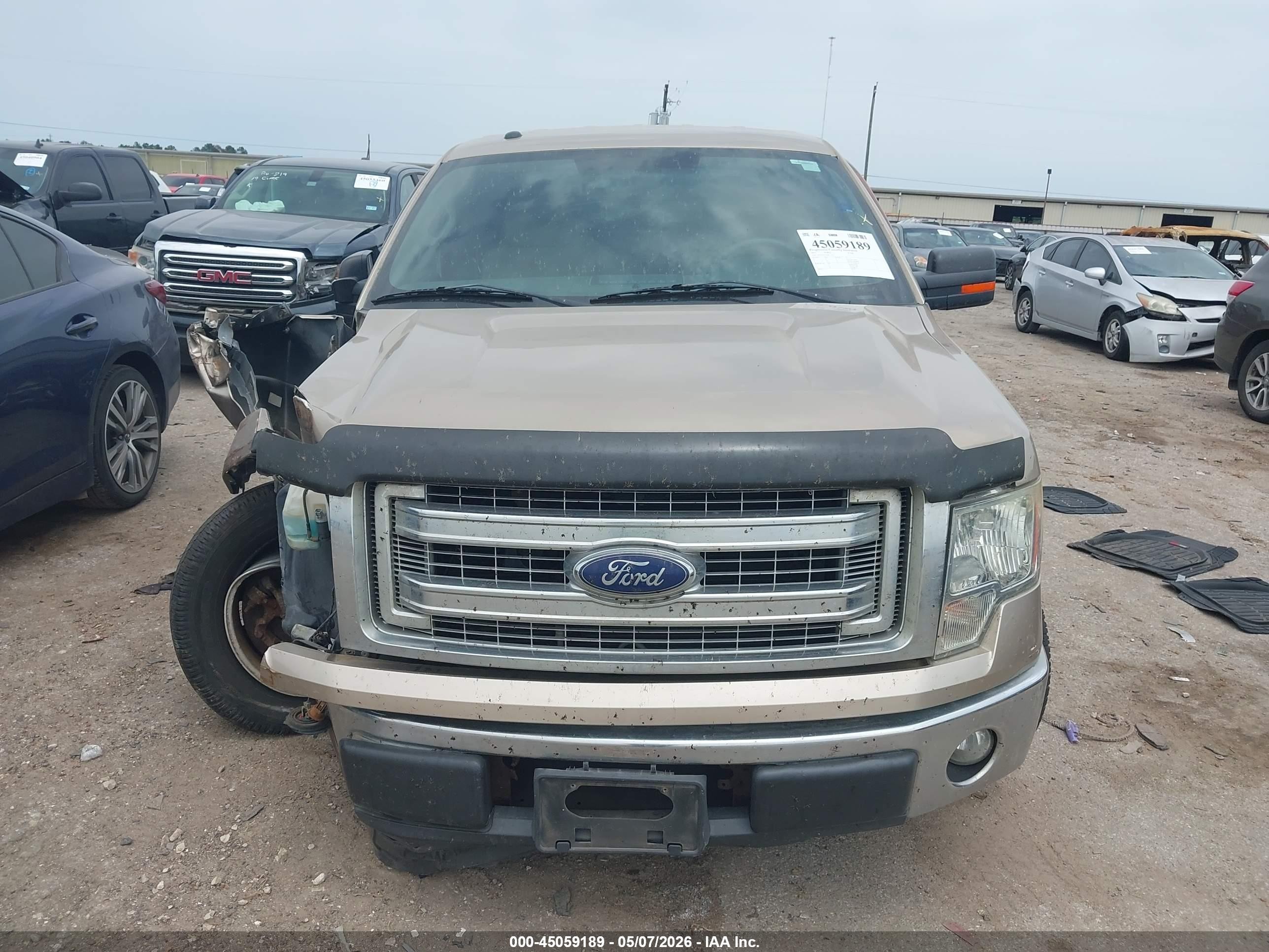 2013 Ford F-150 Xlt Beige vin: 1FTFW1CF1DFC71151