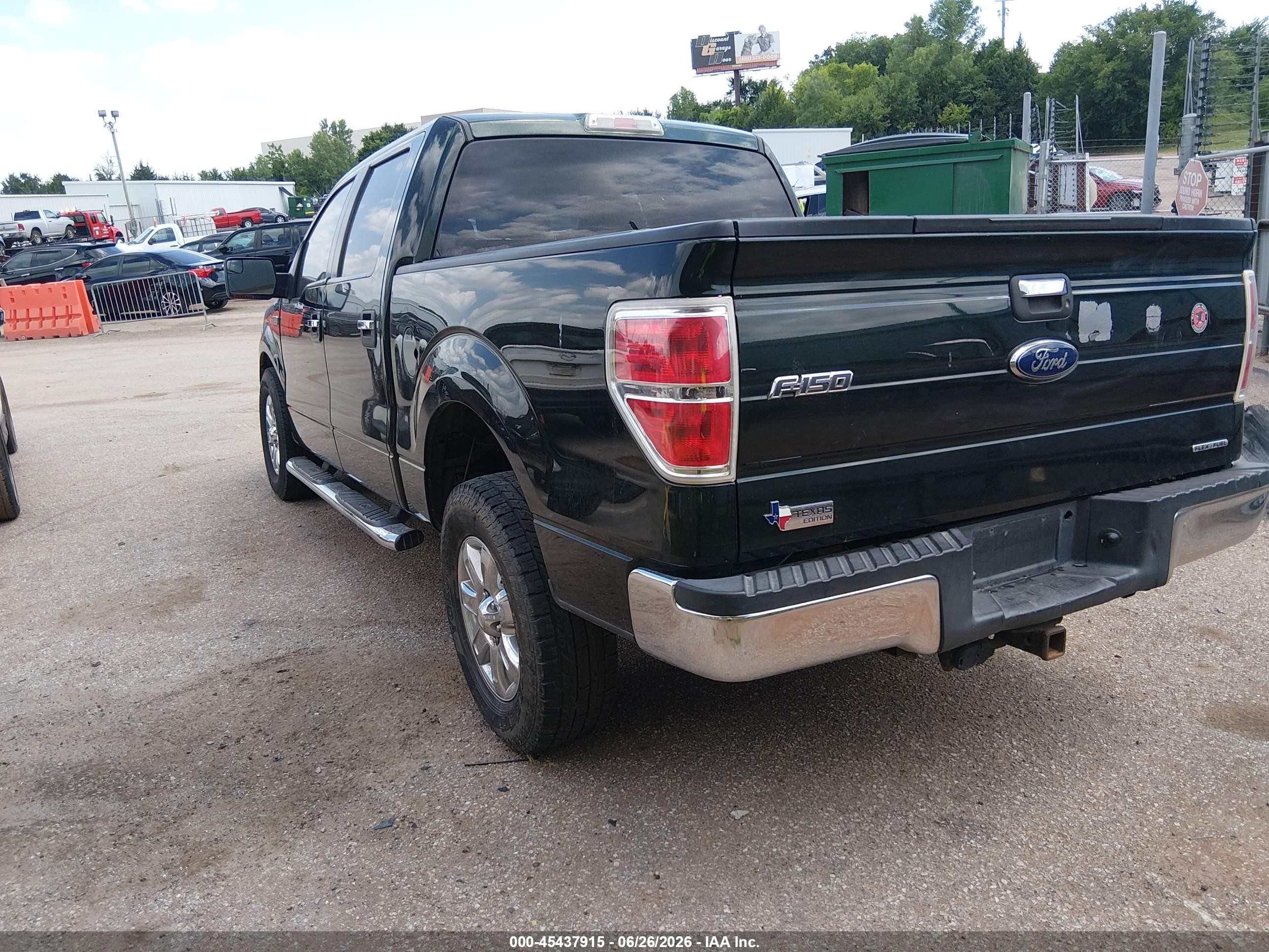 2013 Ford F-150 Xlt Green vin: 1FTFW1CF1DKD36703