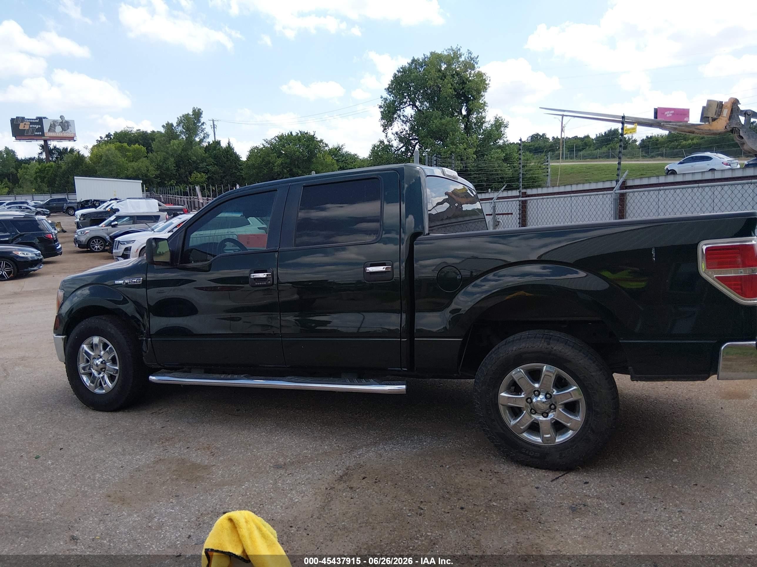 2013 Ford F-150 Xlt Green vin: 1FTFW1CF1DKD36703