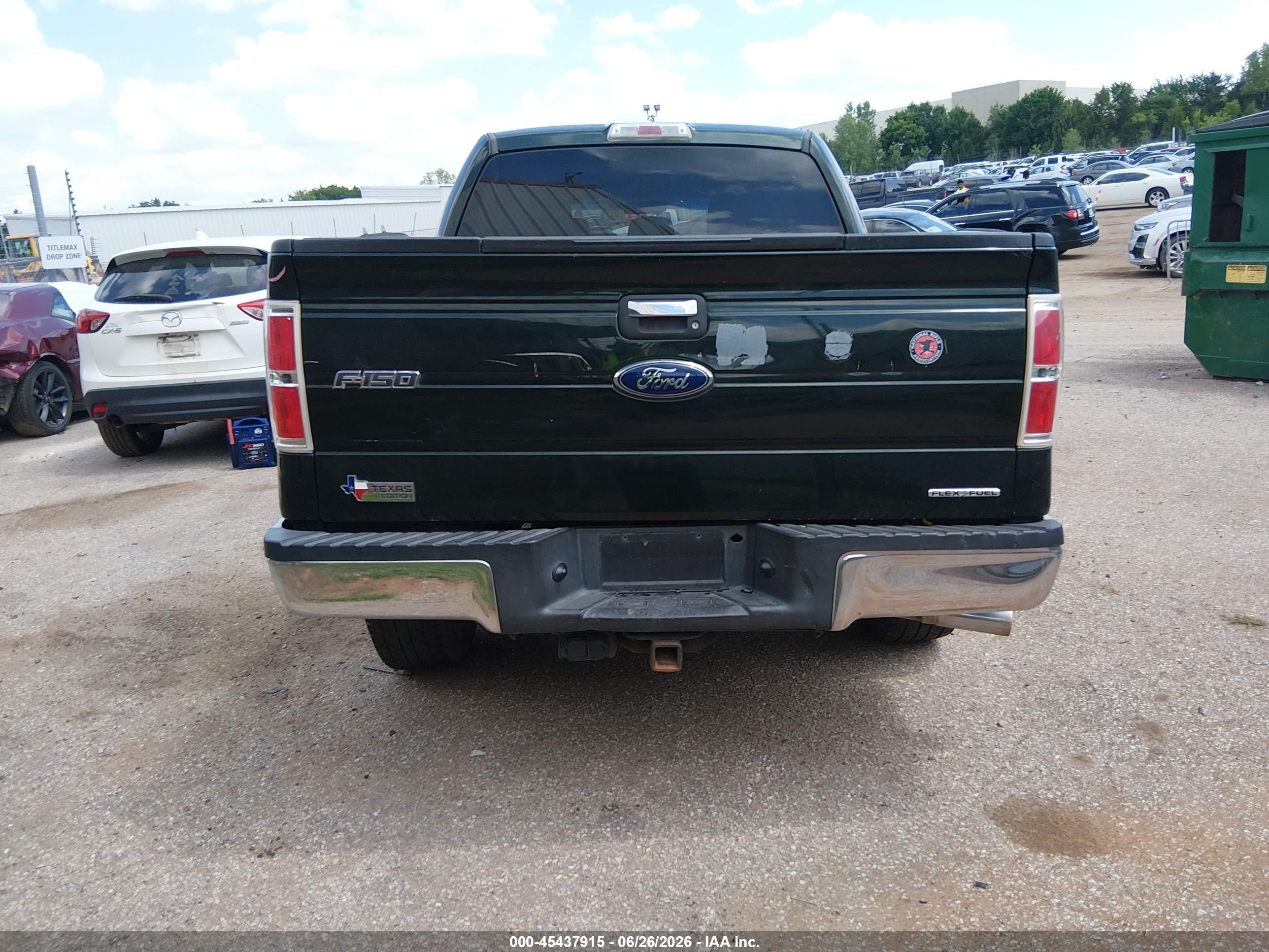 2013 Ford F-150 Xlt Green vin: 1FTFW1CF1DKD36703