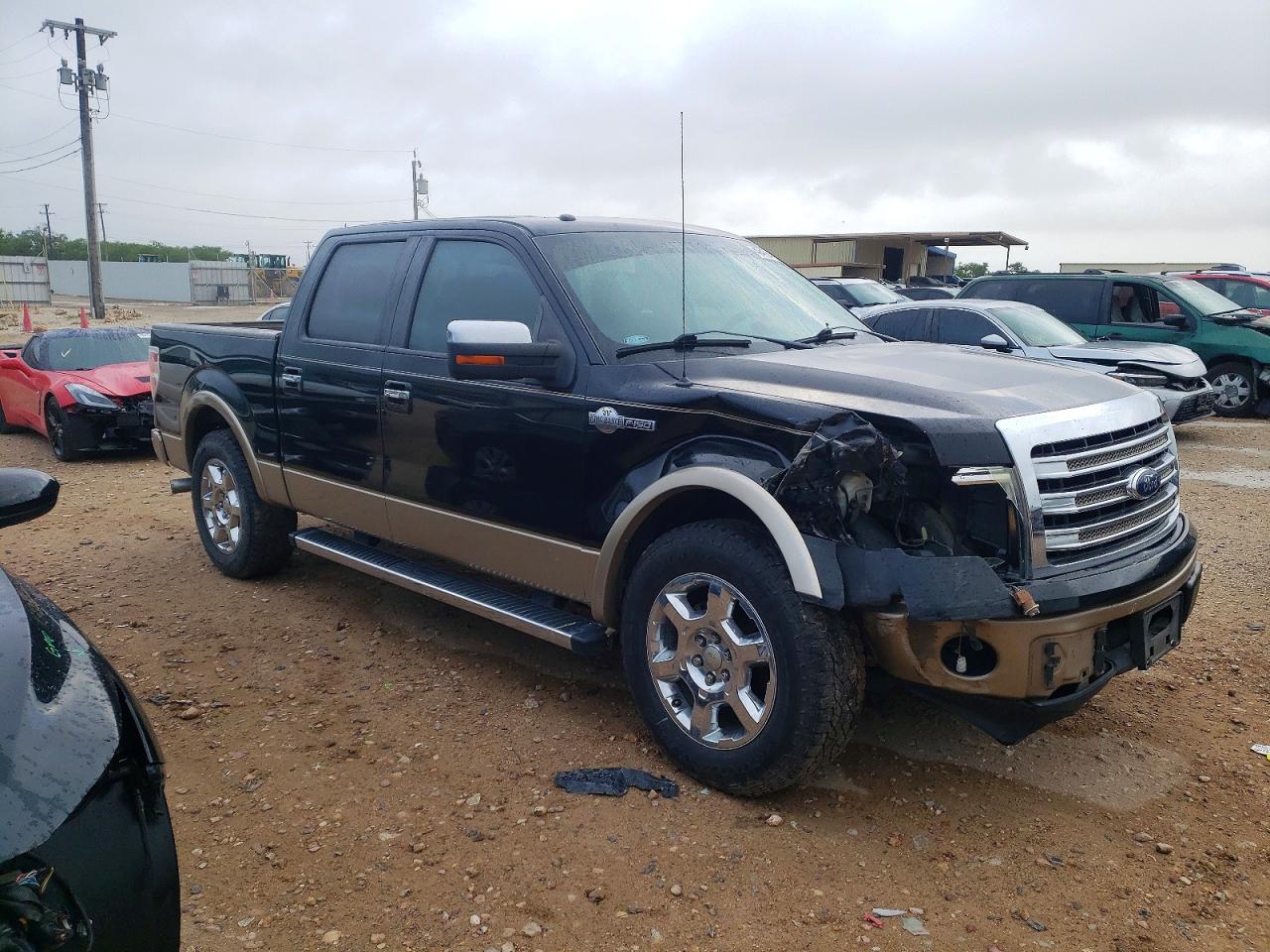 2013 Ford F150 Supercrew Black vin: 1FTFW1CF1DKF82912