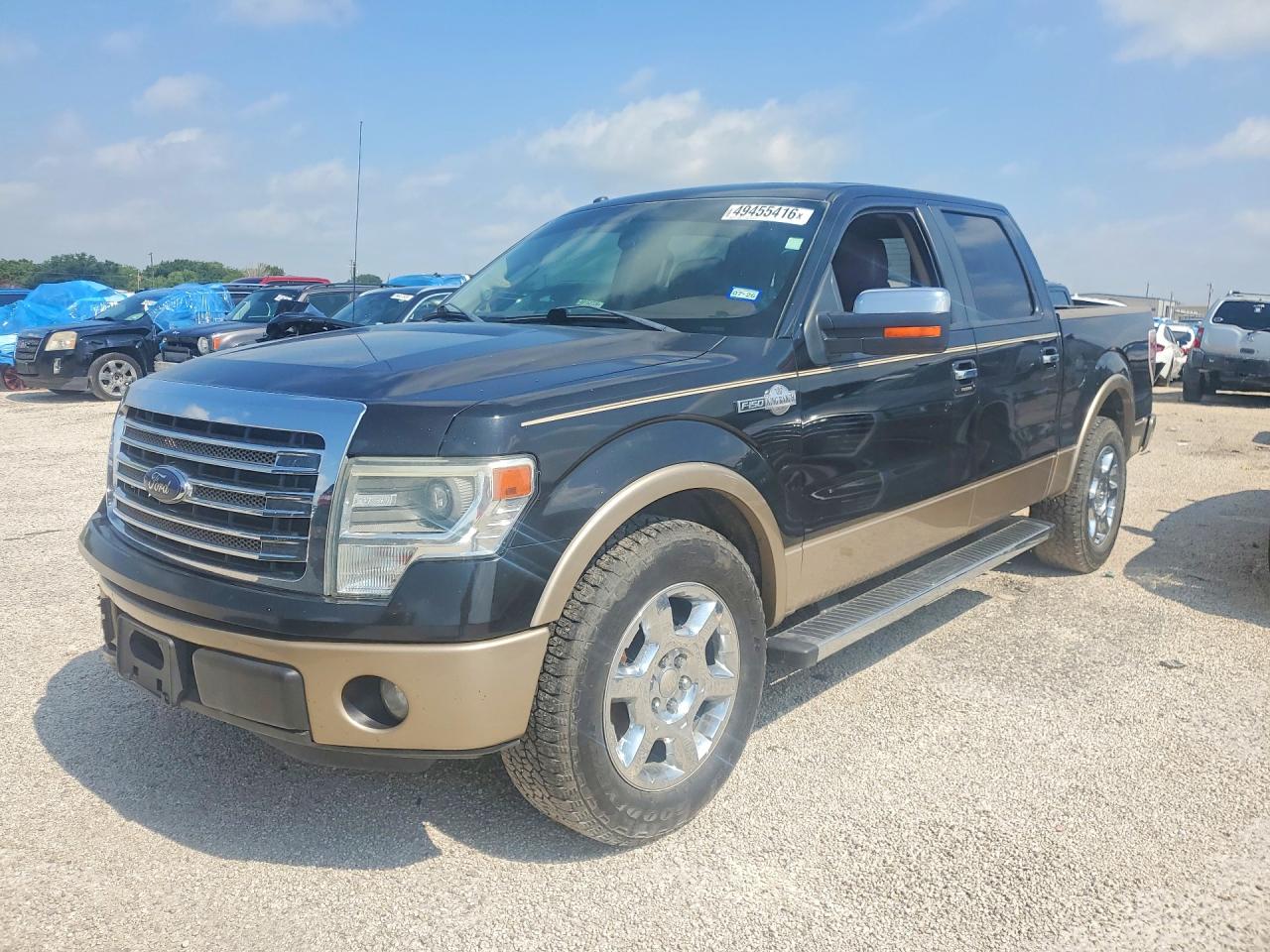 2013 Ford F150 Supercrew Black vin: 1FTFW1CF1DKF82912