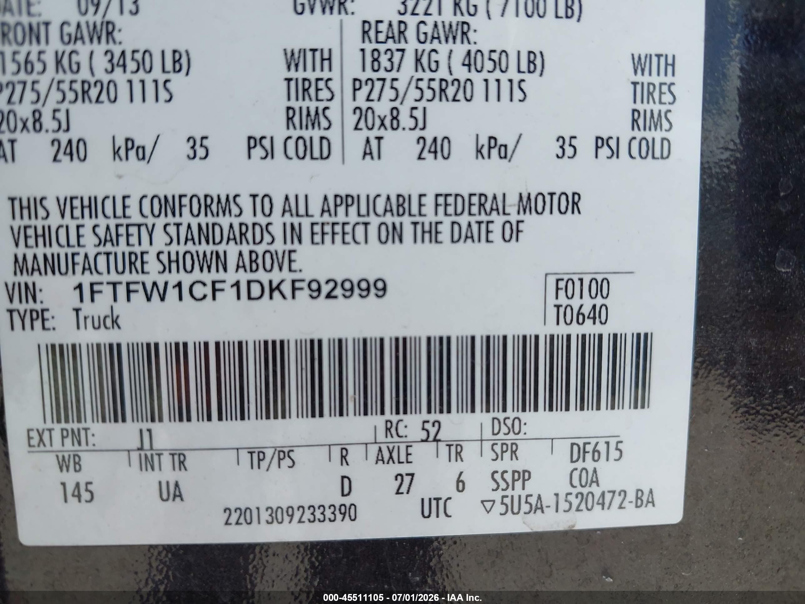 2013 Ford F-150 Xlt Burgundy vin: 1FTFW1CF1DKF92999