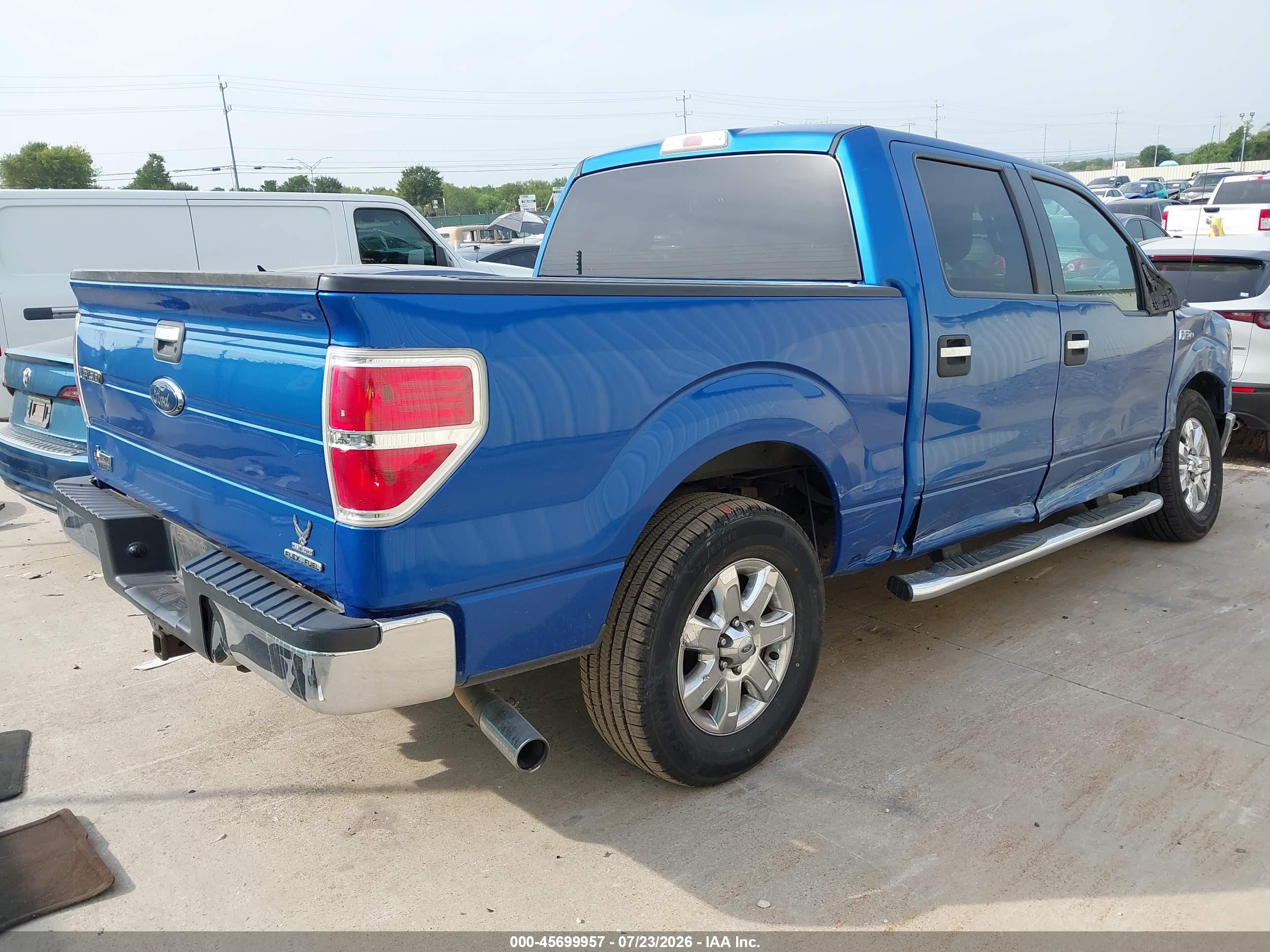 2013 Ford F-150 Xlt Blue vin: 1FTFW1CF1DKF93344