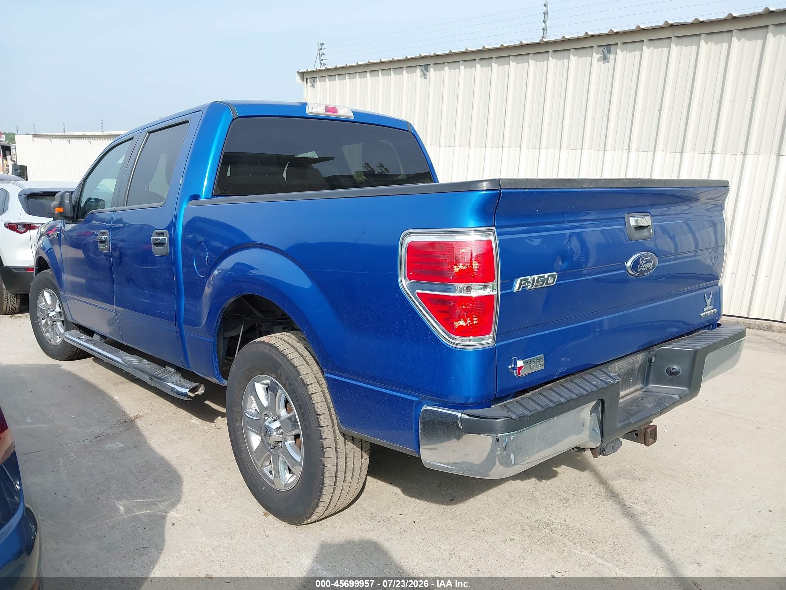 2013 Ford F-150 Xlt Blue vin: 1FTFW1CF1DKF93344