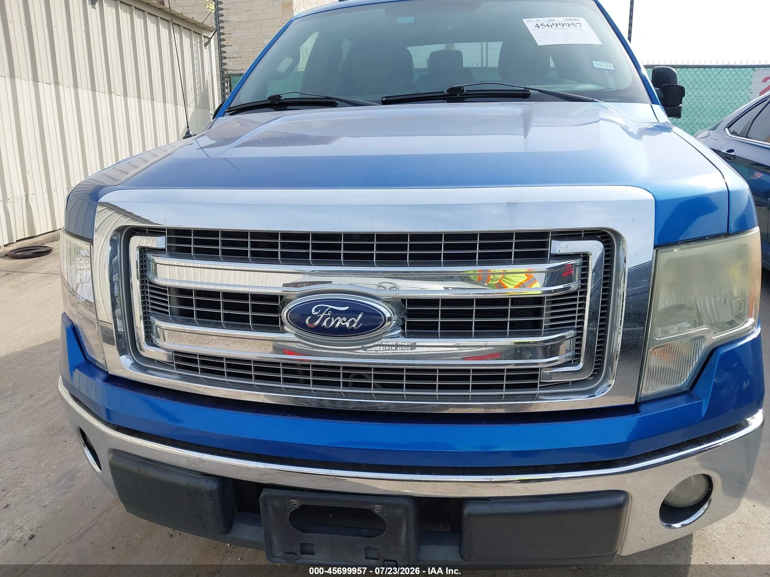 2013 Ford F-150 Xlt Blue vin: 1FTFW1CF1DKF93344
