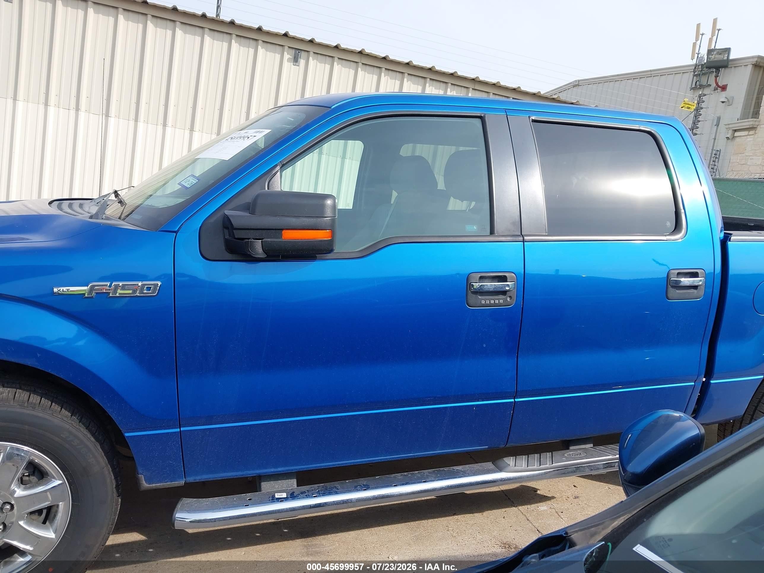 2013 Ford F-150 Xlt Blue vin: 1FTFW1CF1DKF93344
