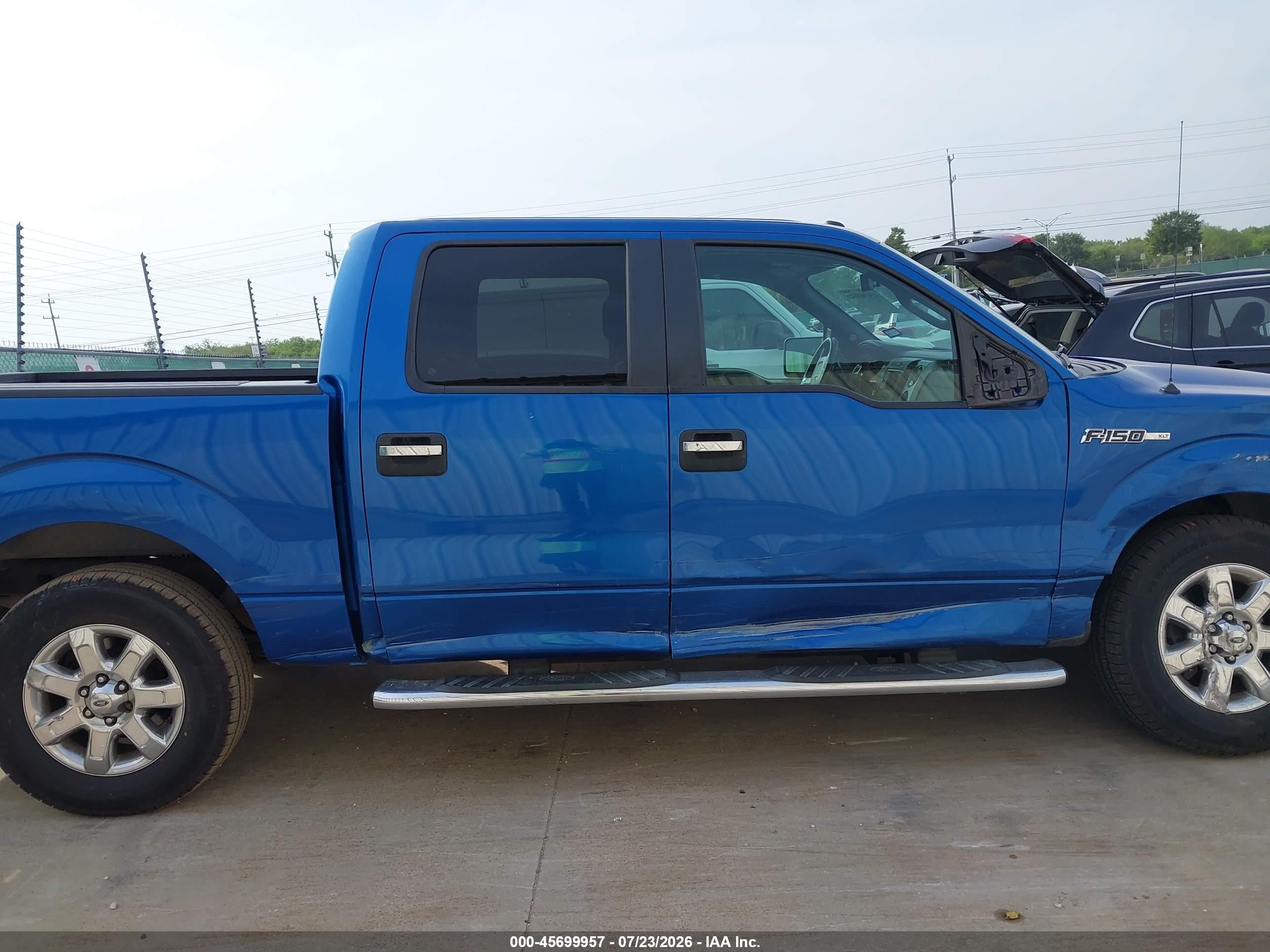 2013 Ford F-150 Xlt Blue vin: 1FTFW1CF1DKF93344