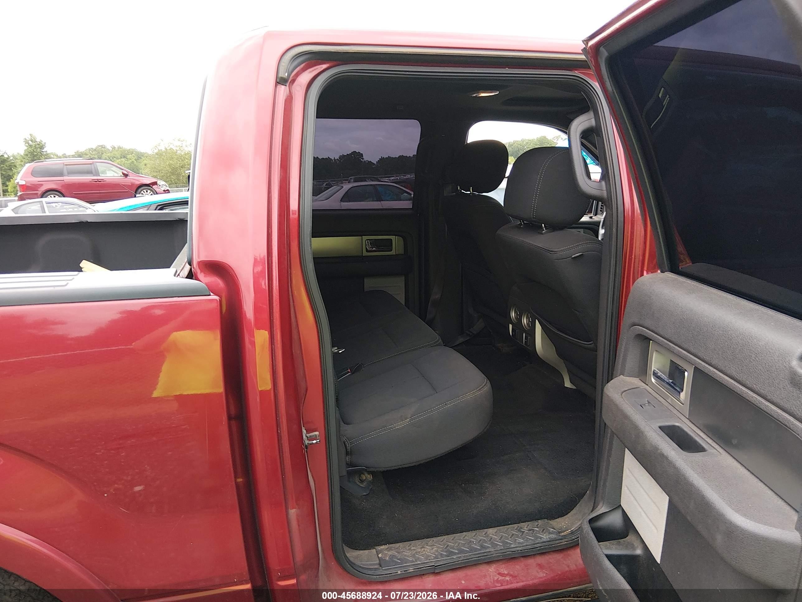 2014 Ford F-150 Fx2 Red vin: 1FTFW1CF1EKD37318