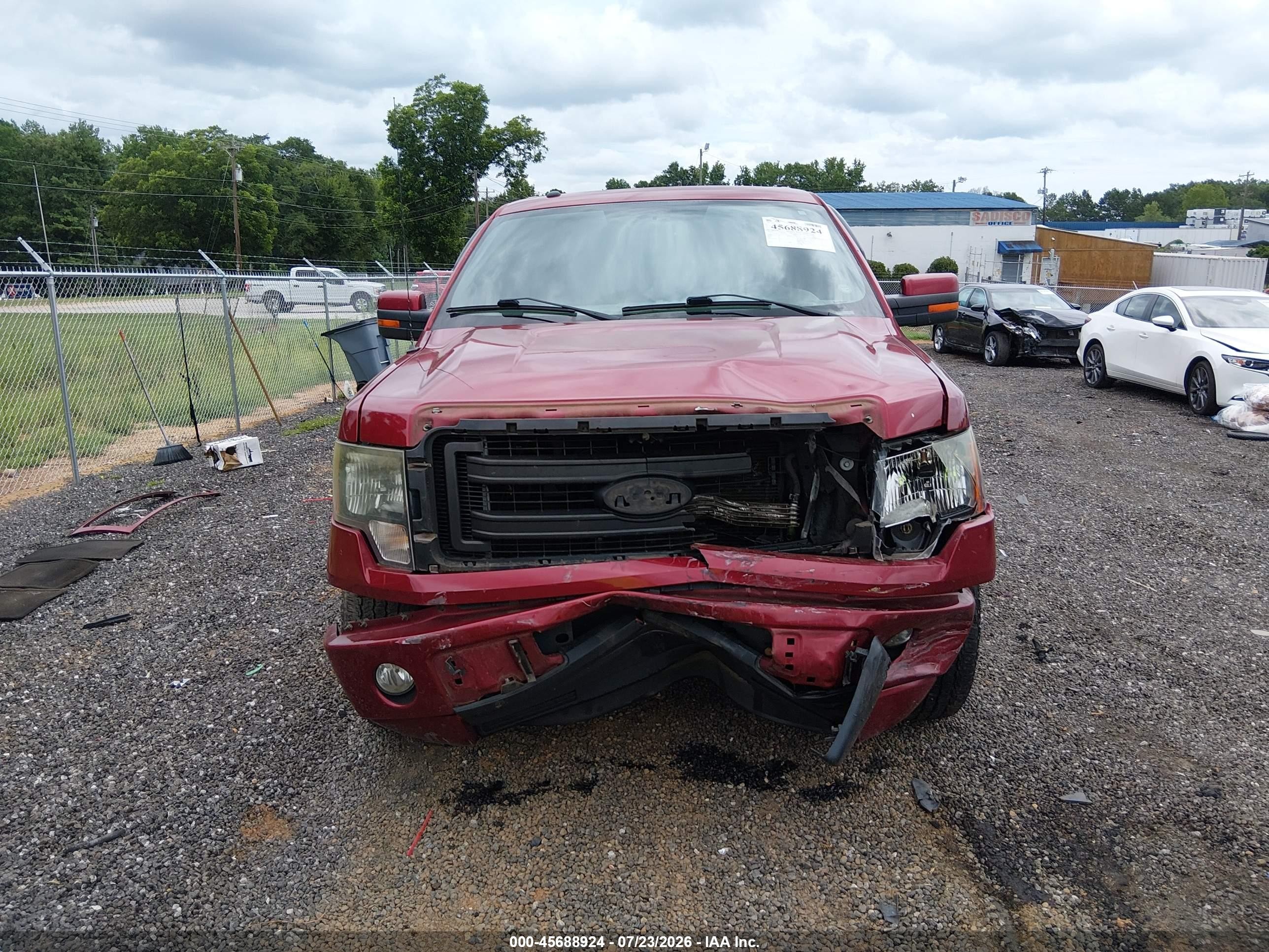 2014 Ford F-150 Fx2 Red vin: 1FTFW1CF1EKD37318