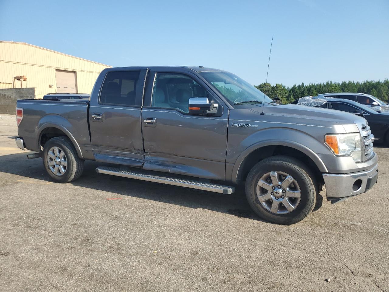 2014 Ford F150 Supercrew Gray vin: 1FTFW1CF1EKF31833