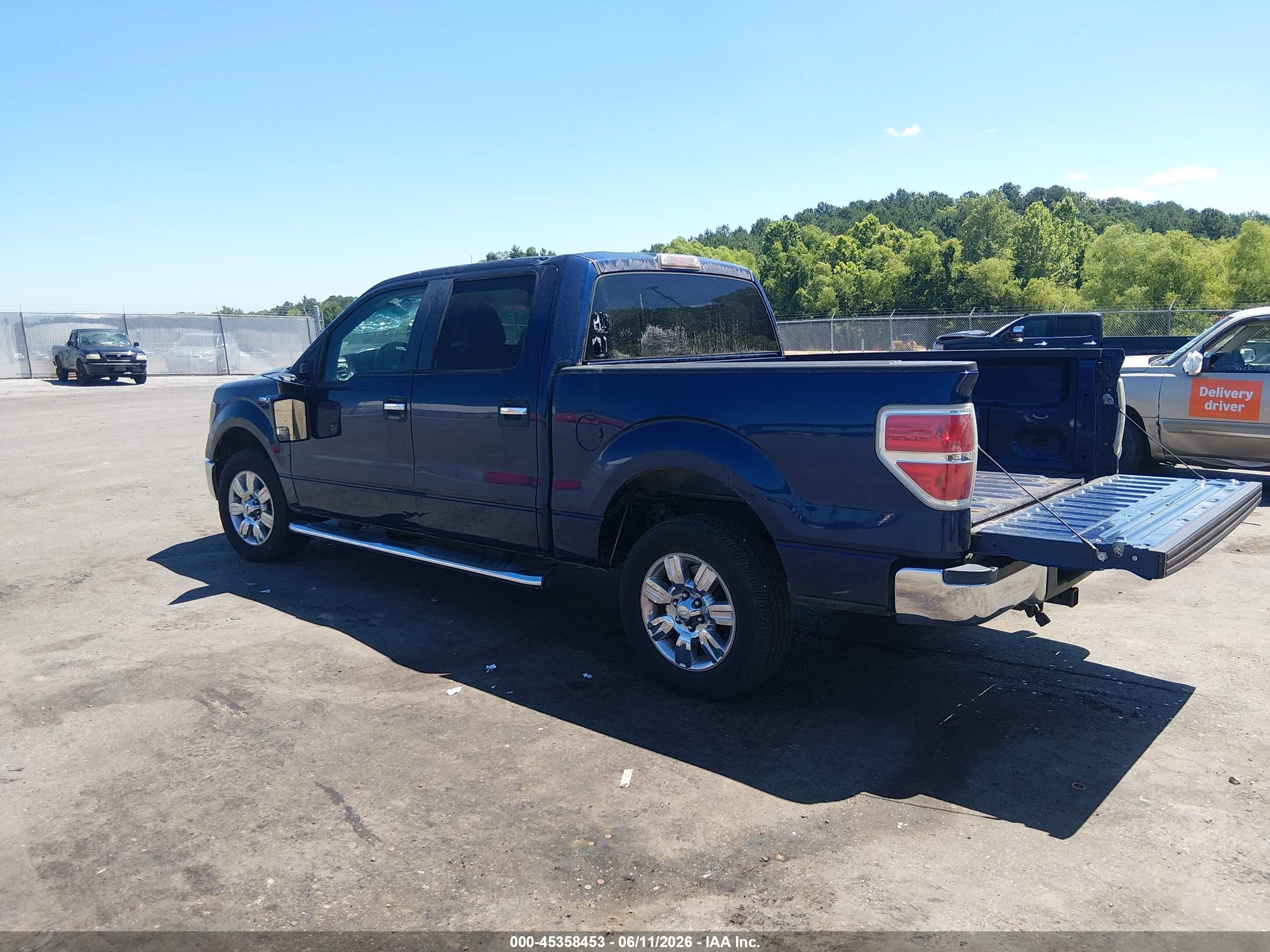 2011 Ford F-150 Xlt Blue vin: 1FTFW1CF2BFA17445