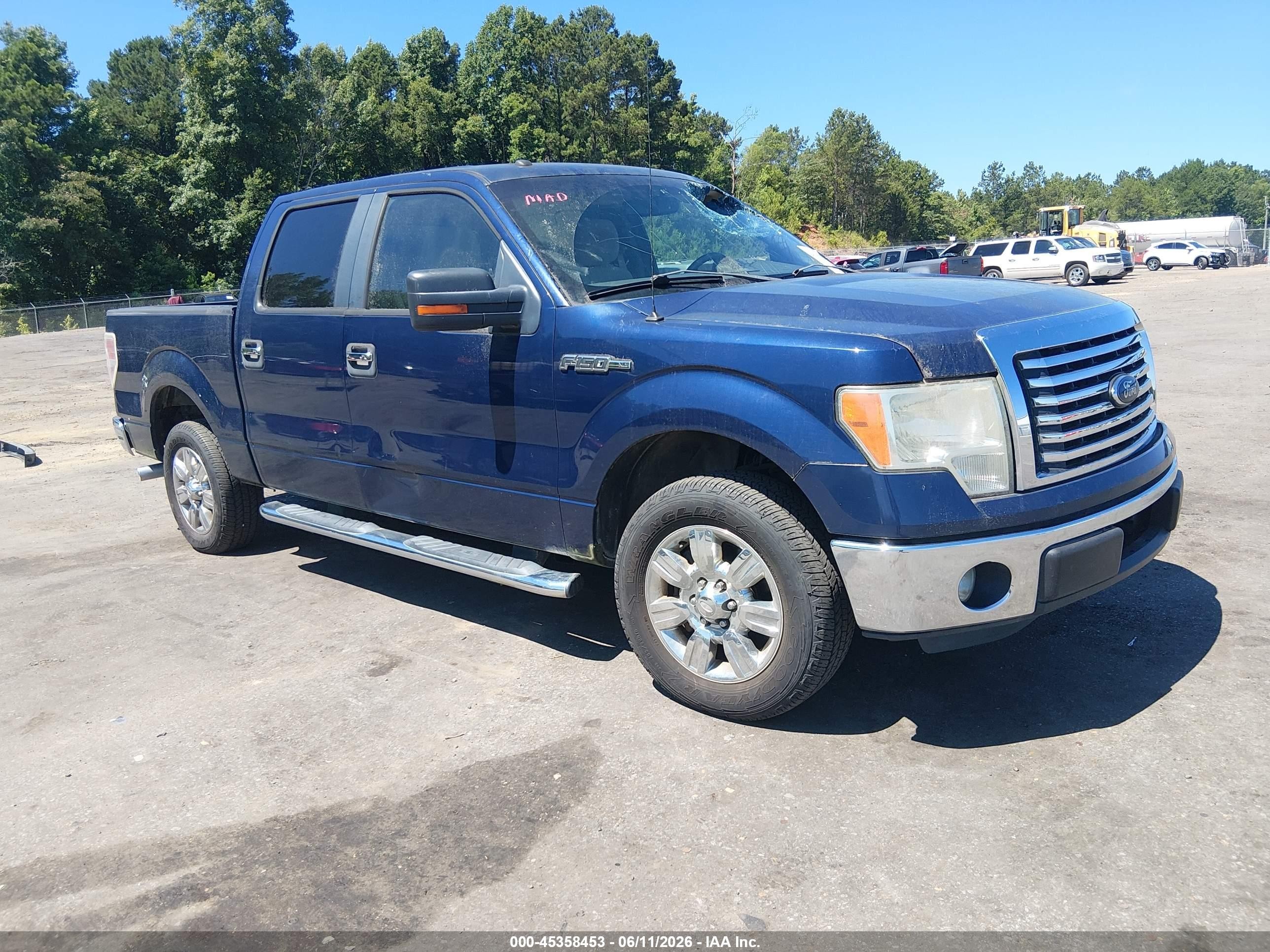 2011 Ford F-150 Xlt Blue vin: 1FTFW1CF2BFA17445