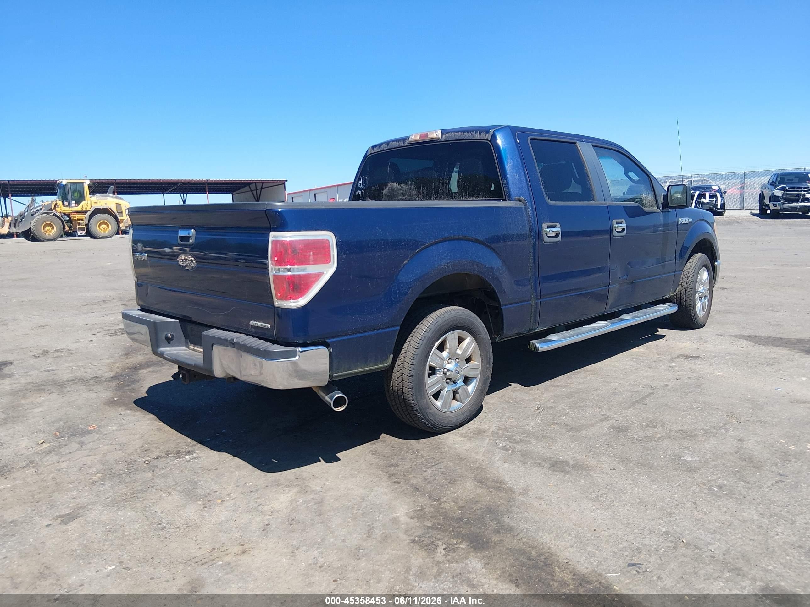 2011 Ford F-150 Xlt Blue vin: 1FTFW1CF2BFA17445
