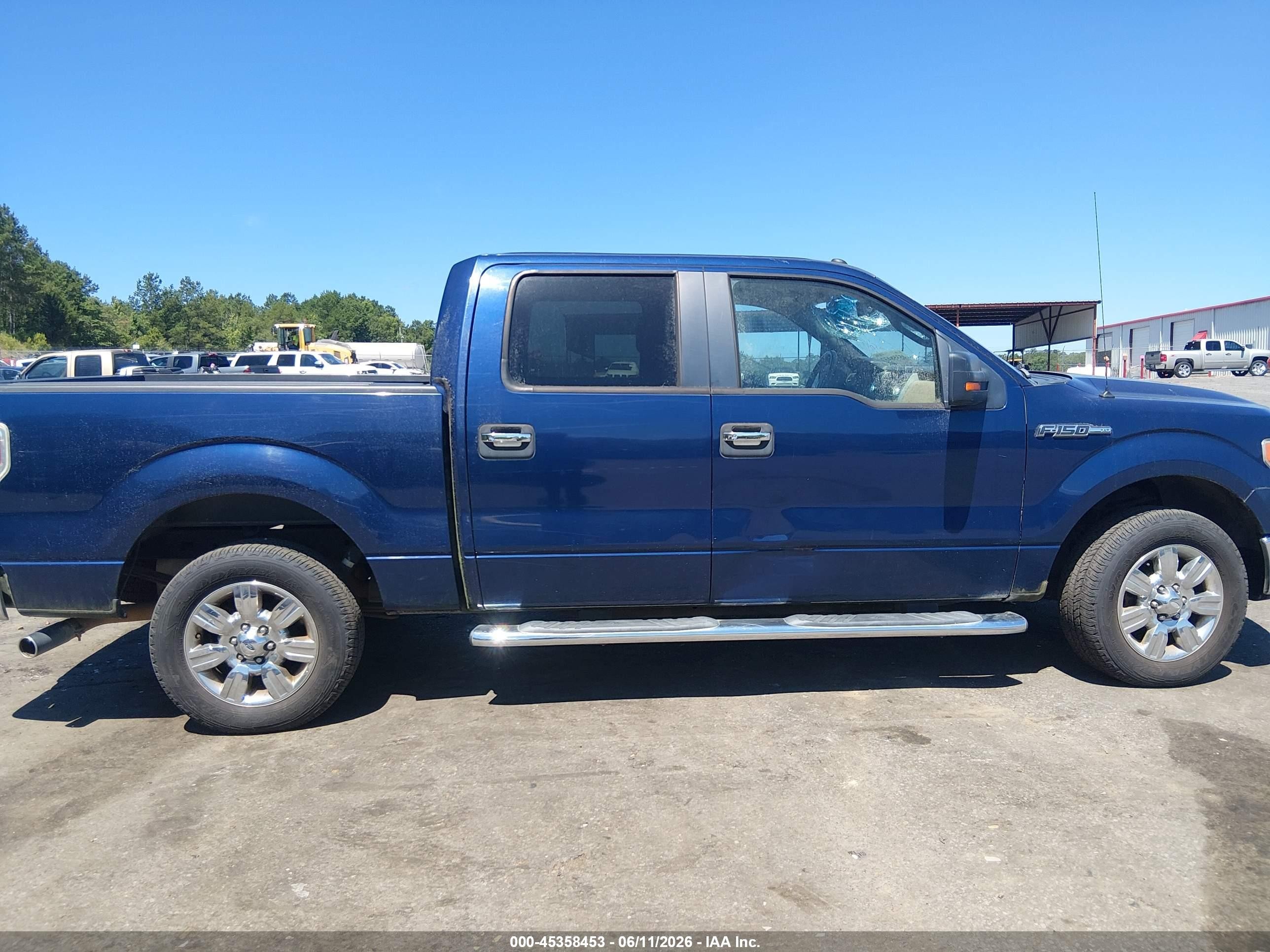 2011 Ford F-150 Xlt Blue vin: 1FTFW1CF2BFA17445