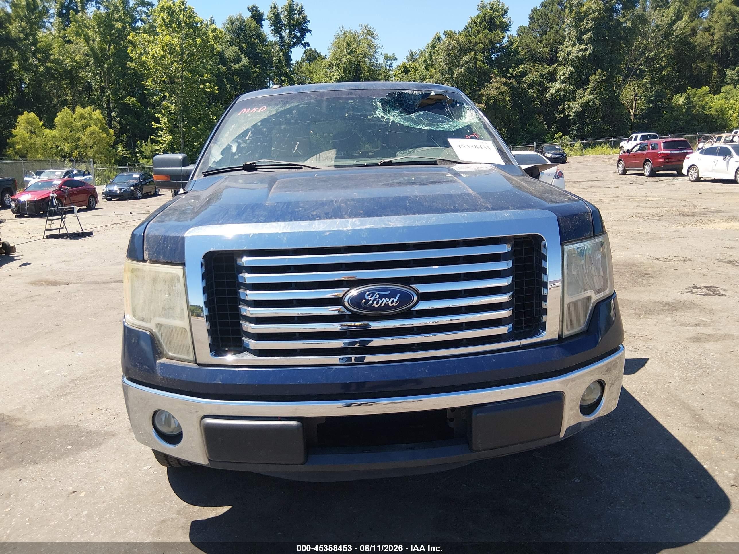 2011 Ford F-150 Xlt Blue vin: 1FTFW1CF2BFA17445