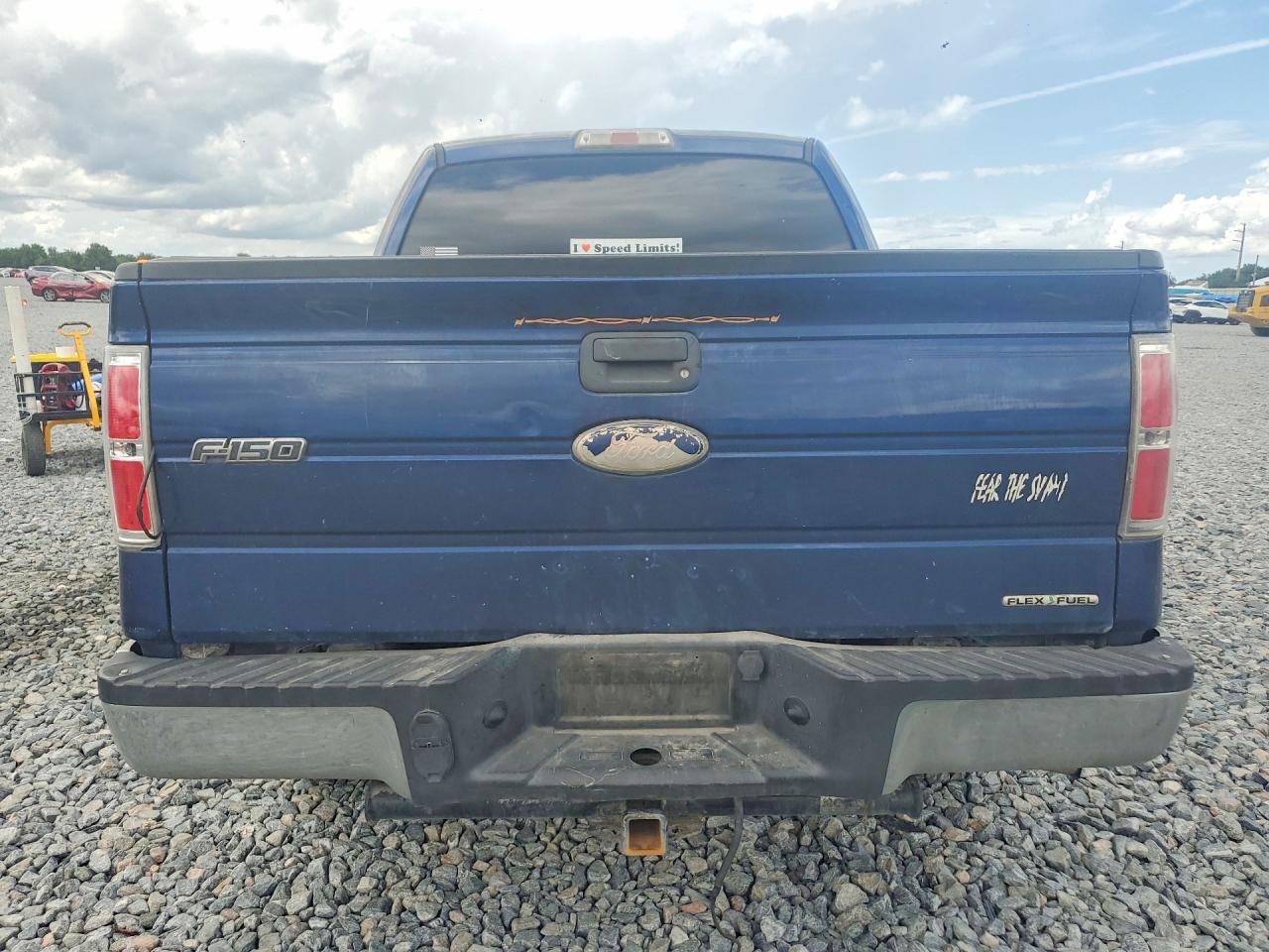 2011 Ford F150 Supercrew Blue vin: 1FTFW1CF2BFA87656