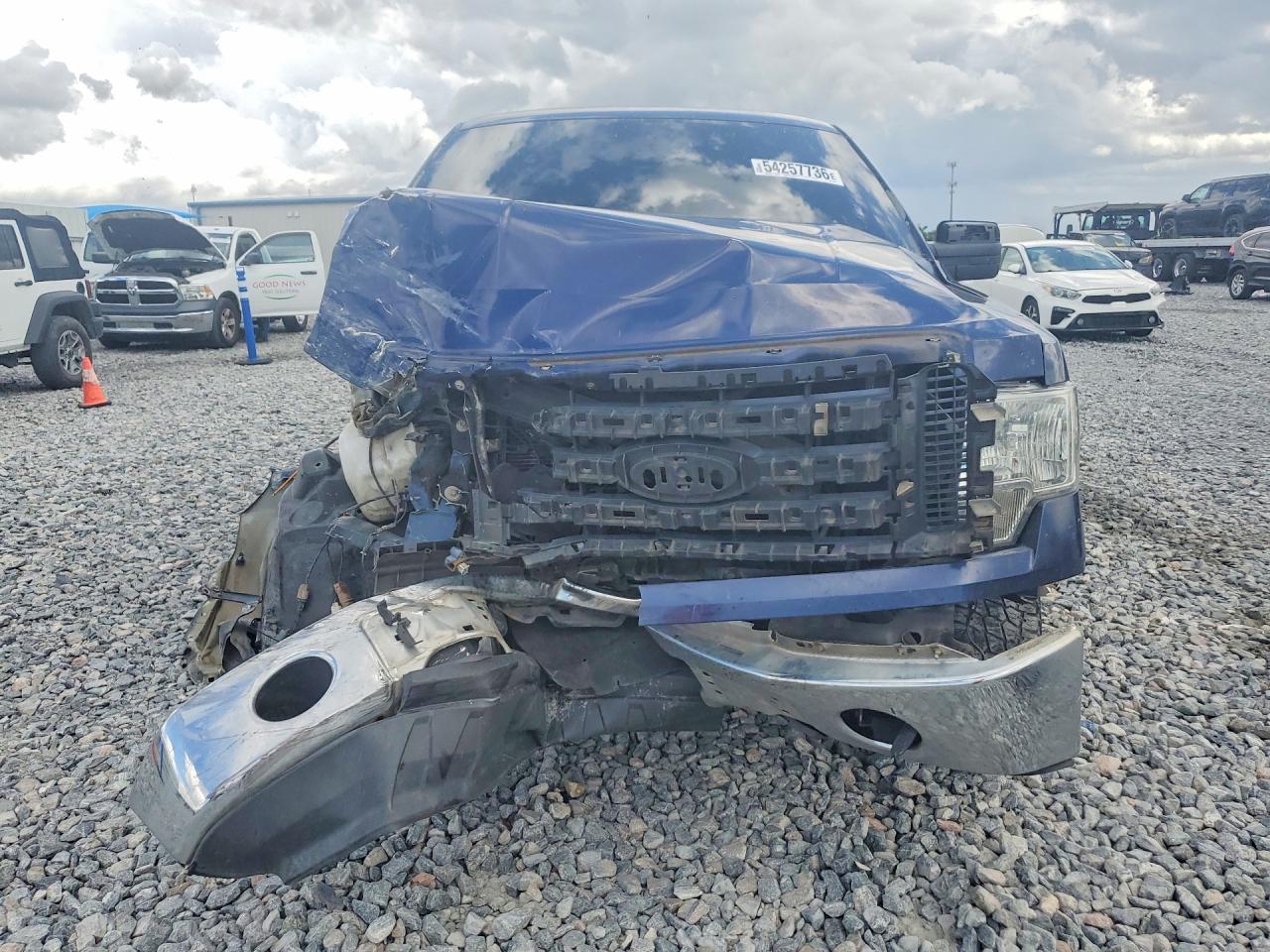 2011 Ford F150 Supercrew Blue vin: 1FTFW1CF2BFA87656