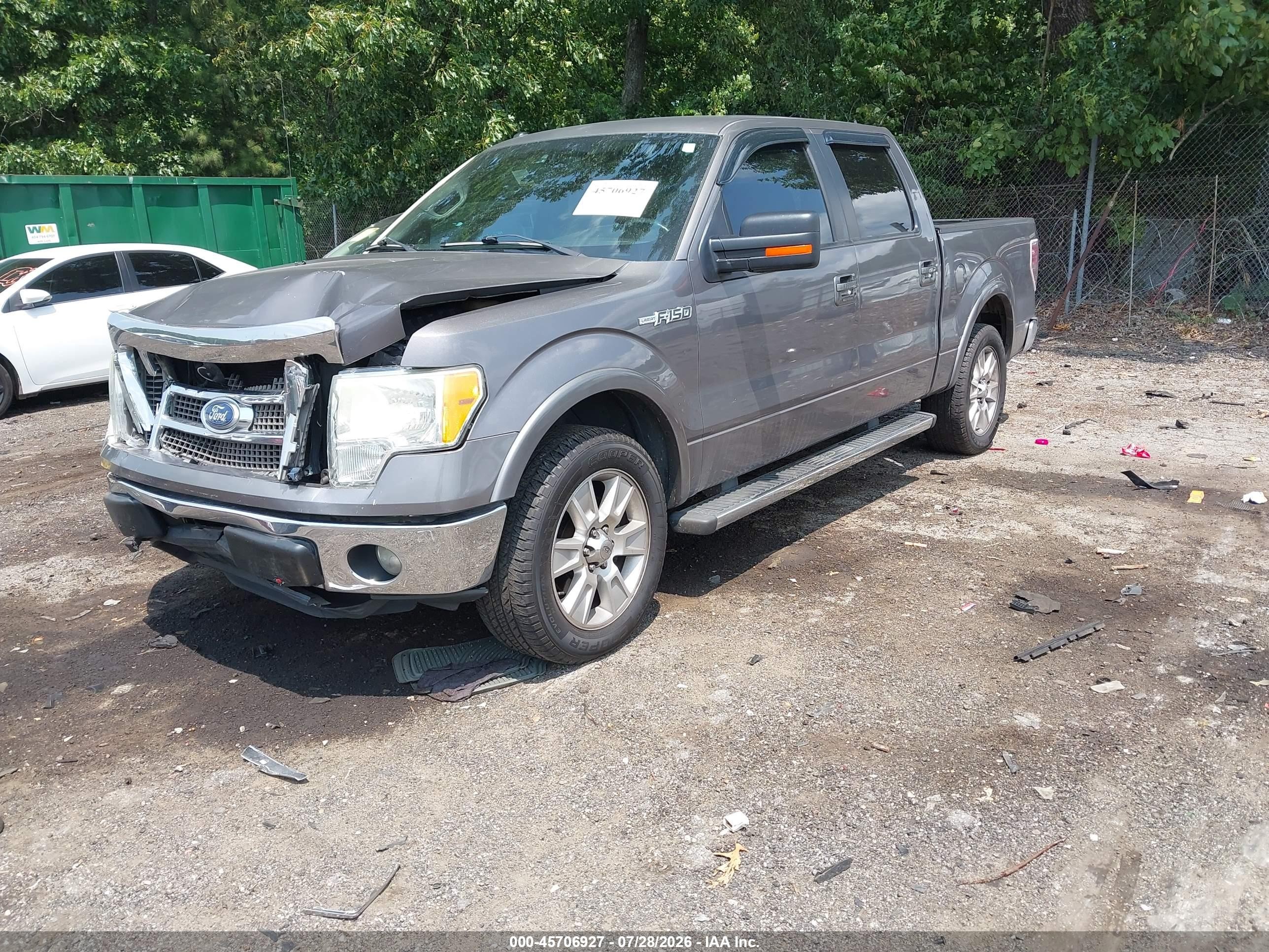 2011 Ford F-150 Lariat Gray vin: 1FTFW1CF2BKD03609