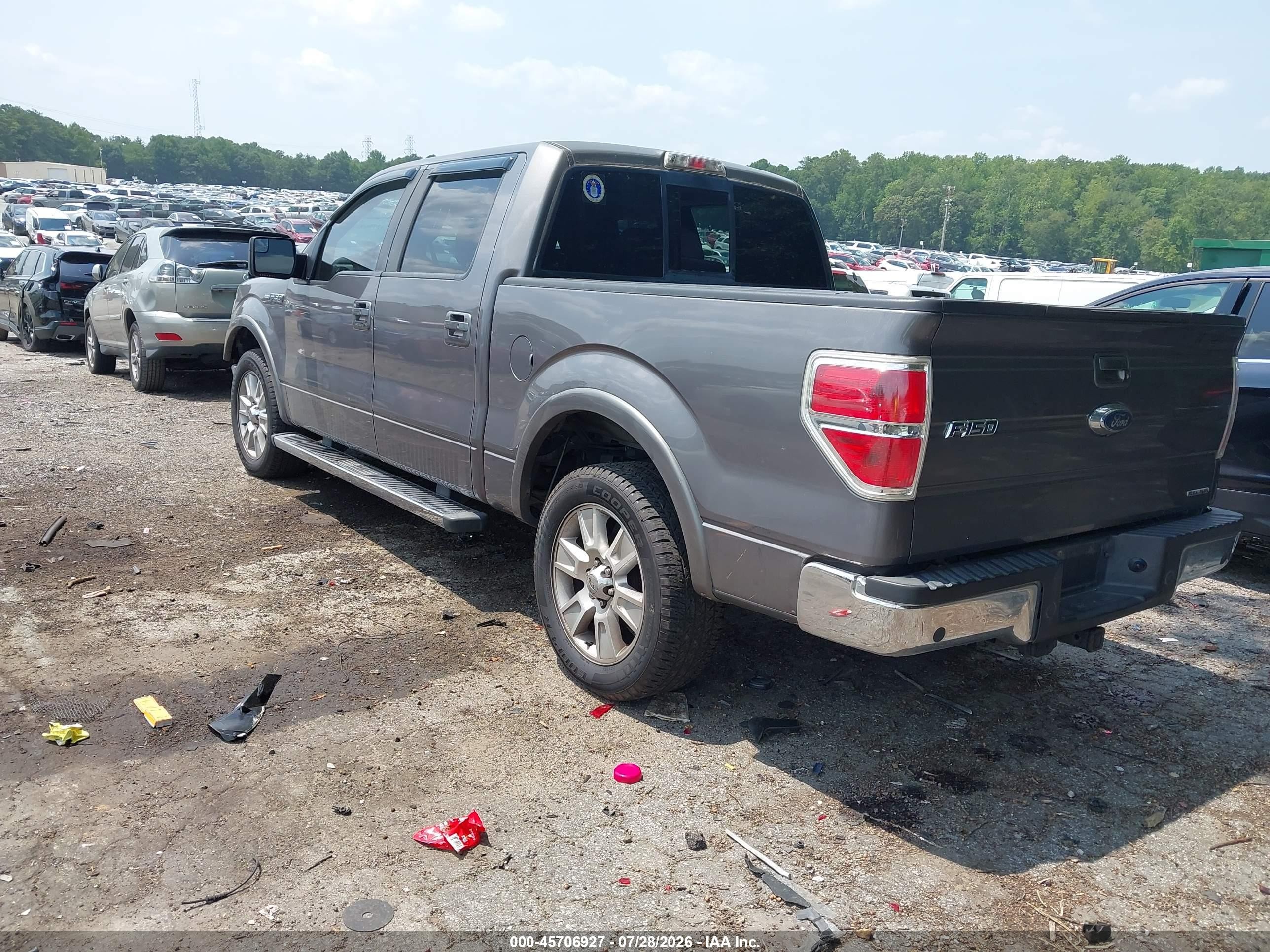 2011 Ford F-150 Lariat Gray vin: 1FTFW1CF2BKD03609