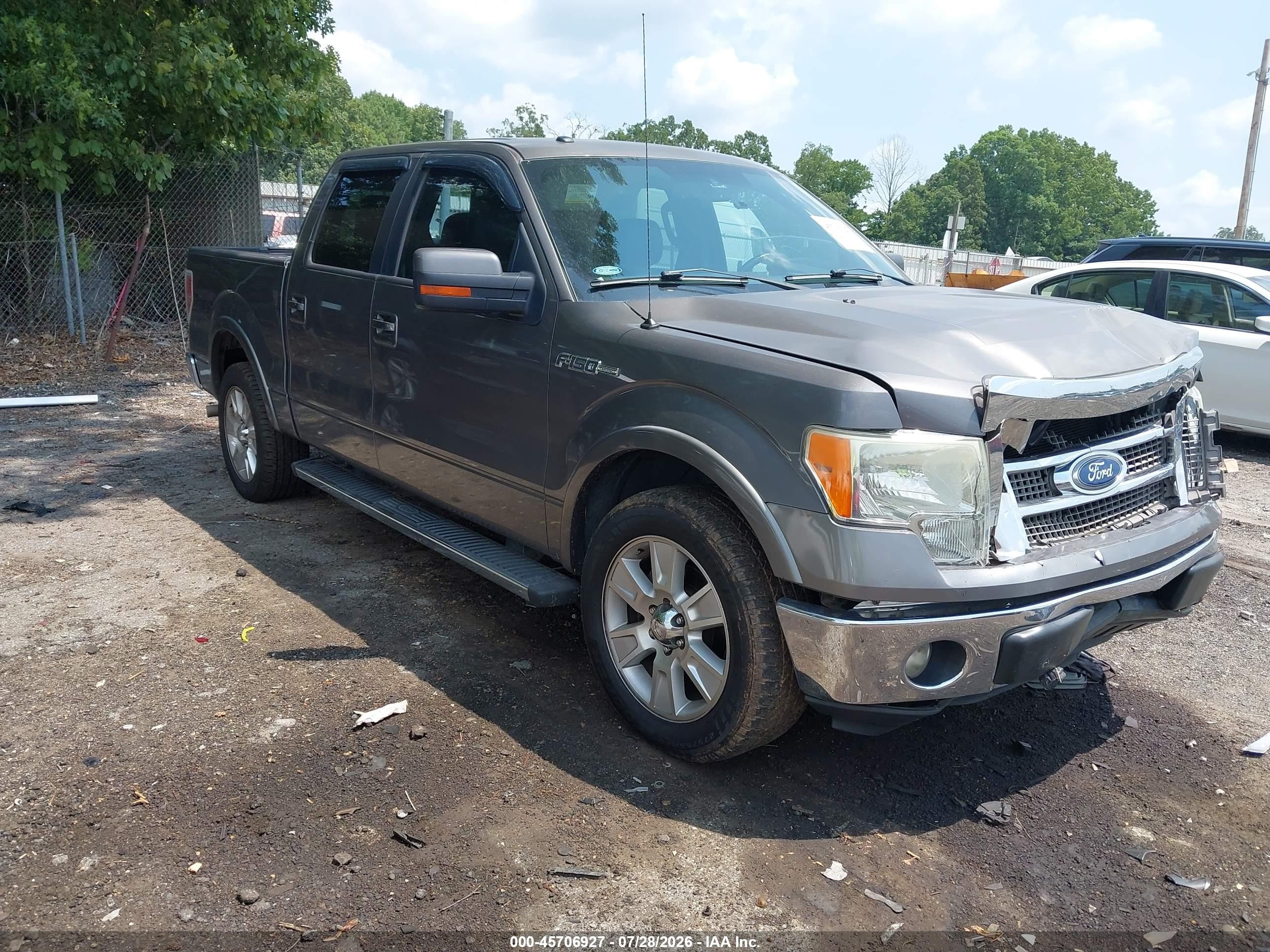 2011 Ford F-150 Lariat Gray vin: 1FTFW1CF2BKD03609