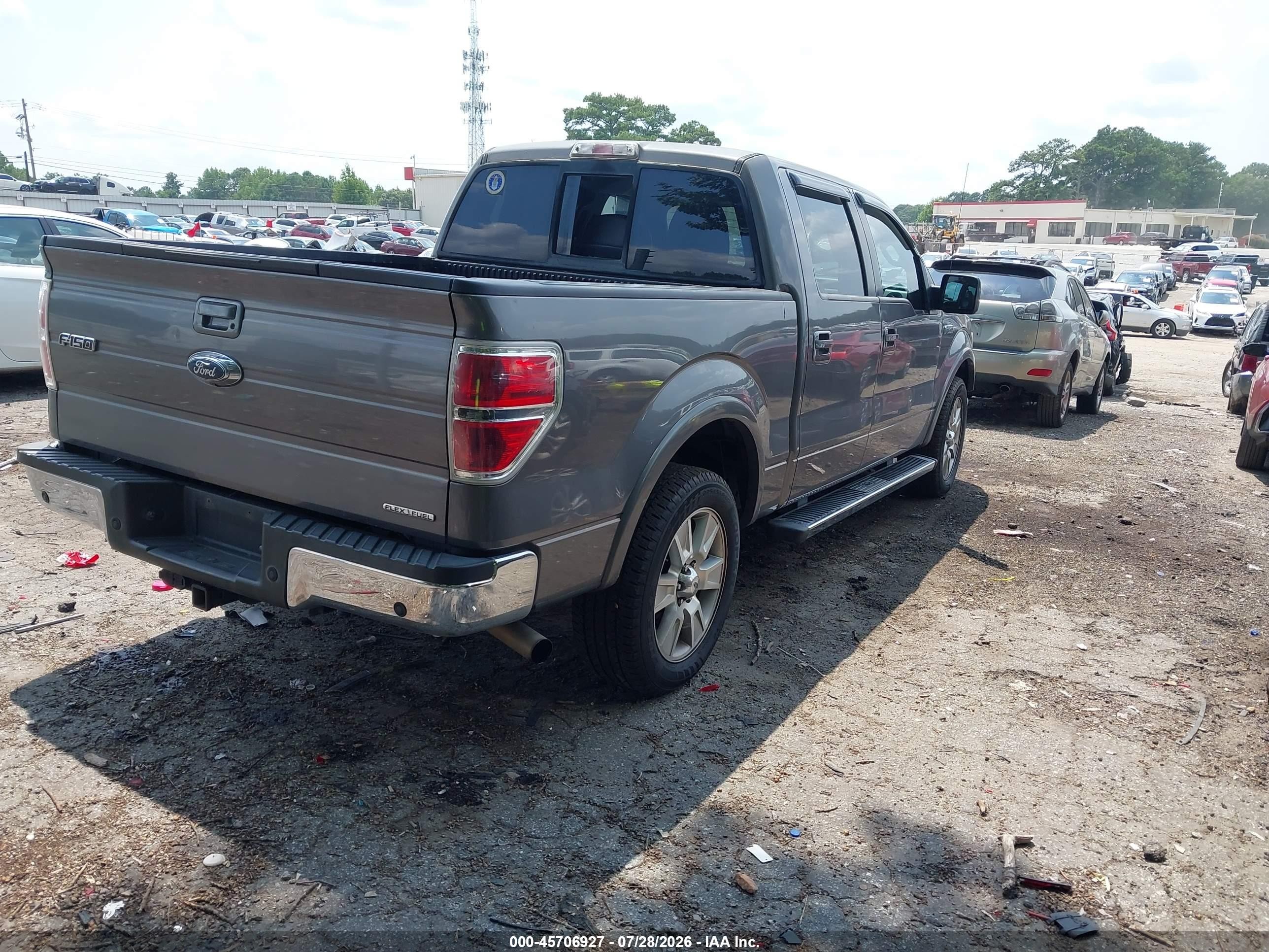 2011 Ford F-150 Lariat Gray vin: 1FTFW1CF2BKD03609