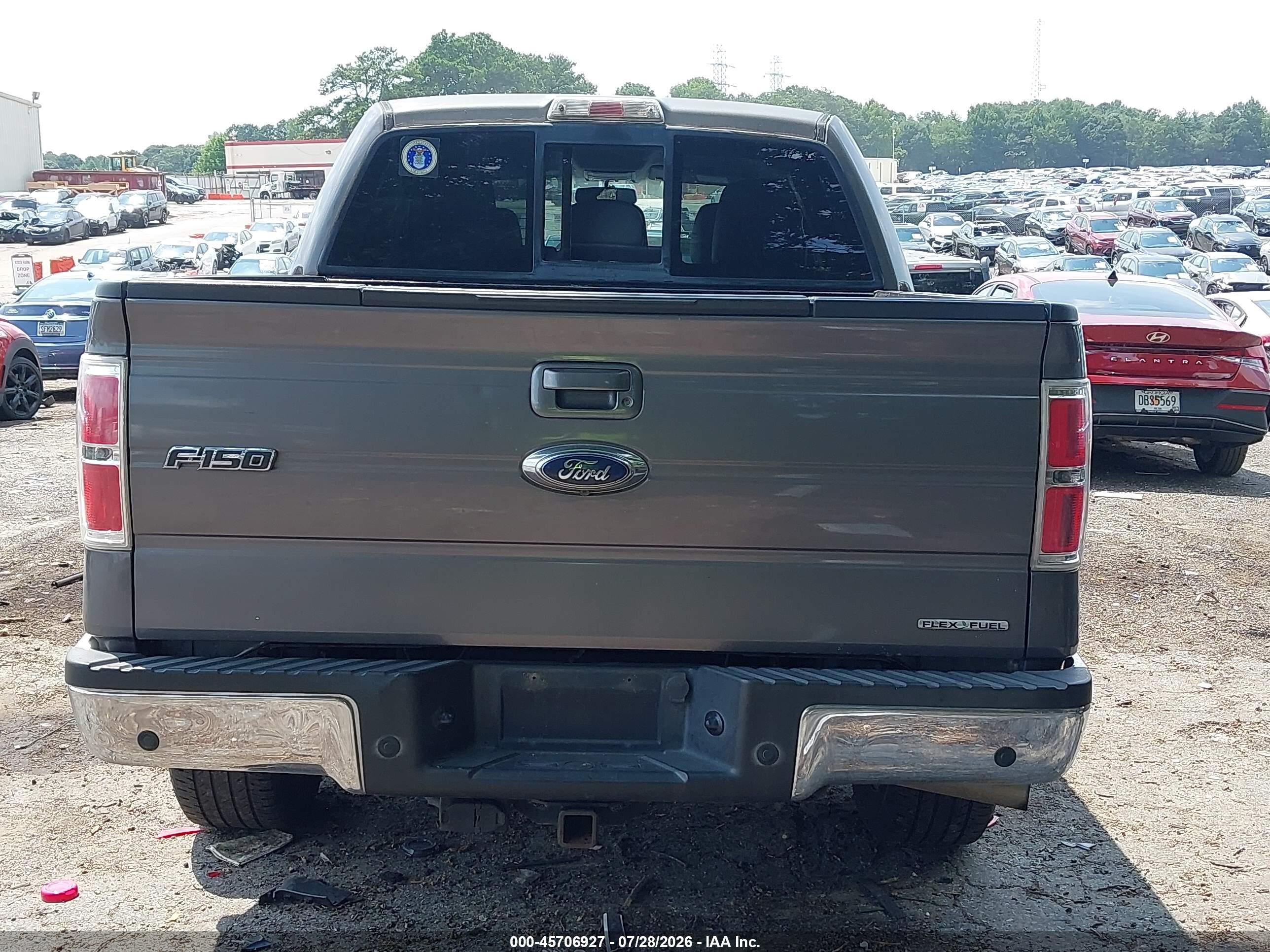 2011 Ford F-150 Lariat Gray vin: 1FTFW1CF2BKD03609