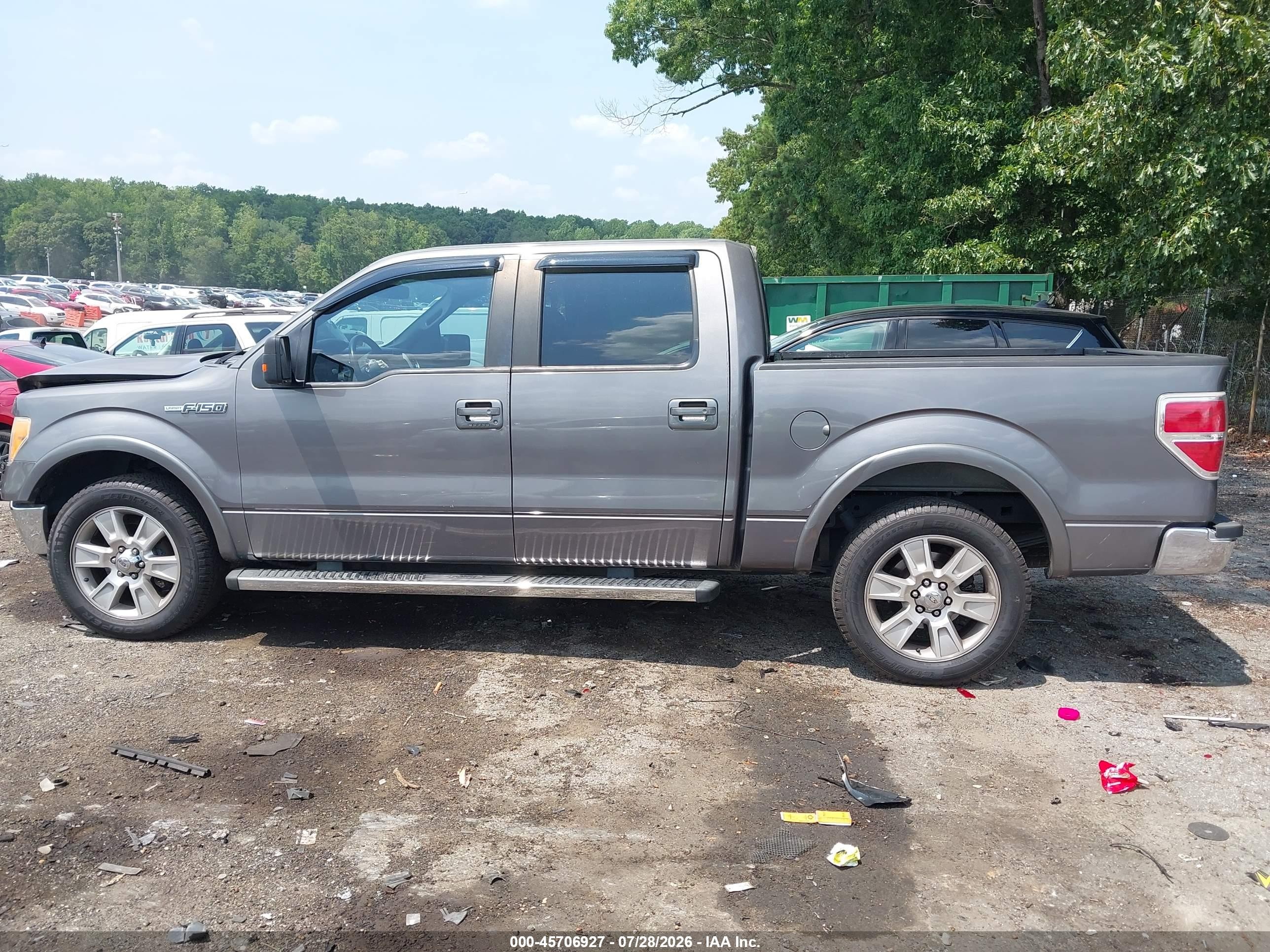 2011 Ford F-150 Lariat Gray vin: 1FTFW1CF2BKD03609