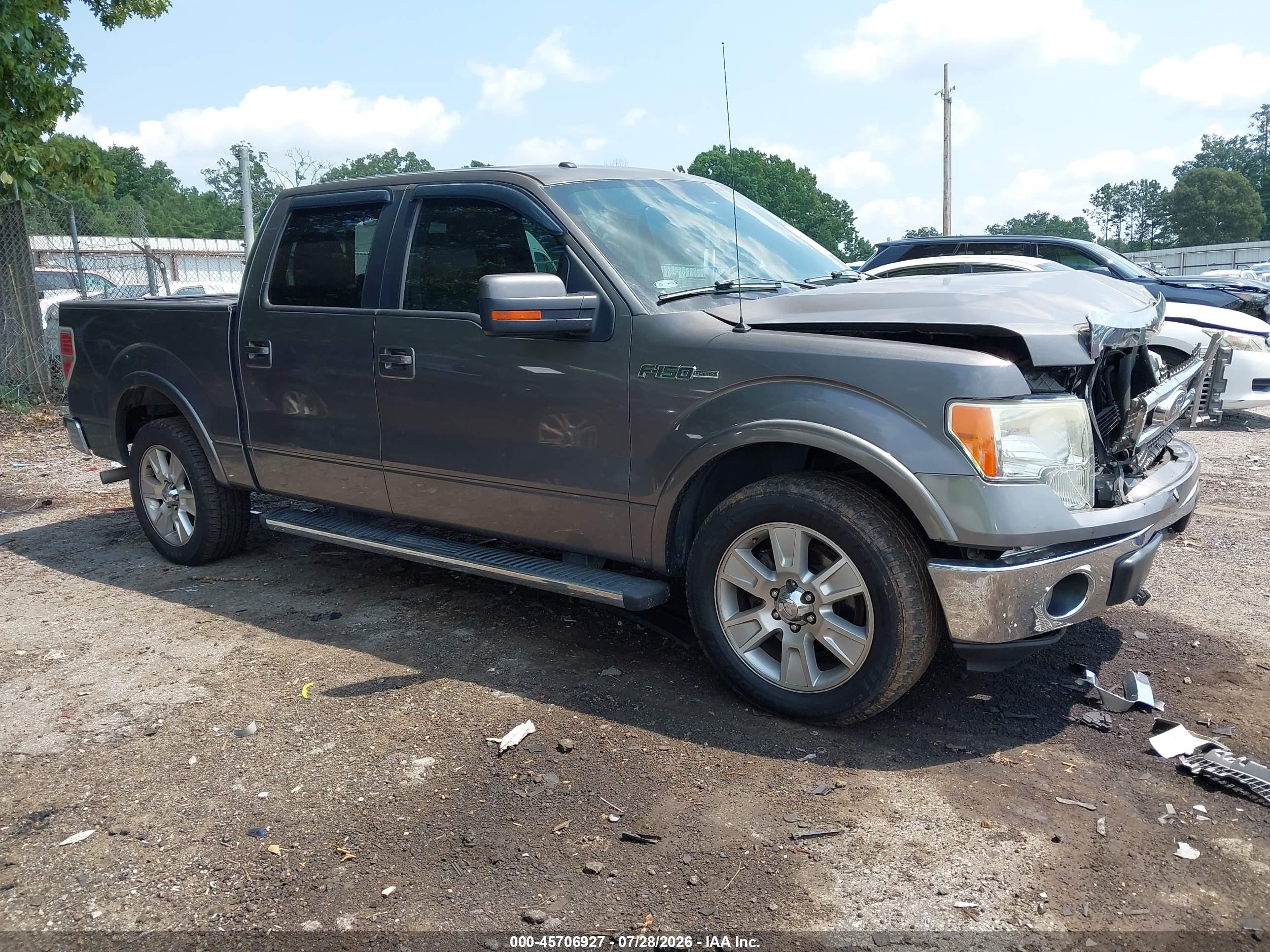 2011 Ford F-150 Lariat Gray vin: 1FTFW1CF2BKD03609