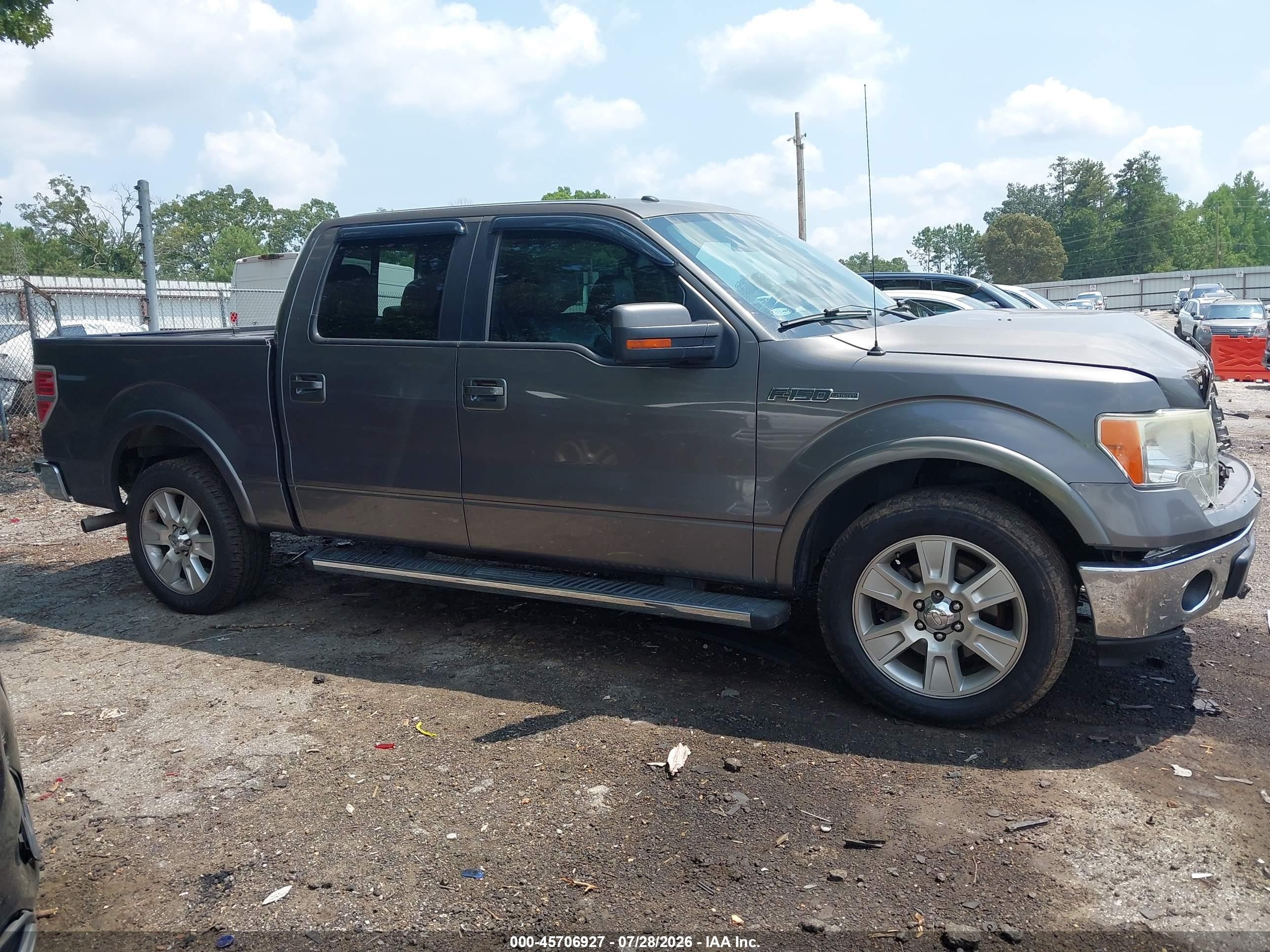 2011 Ford F-150 Lariat Gray vin: 1FTFW1CF2BKD03609