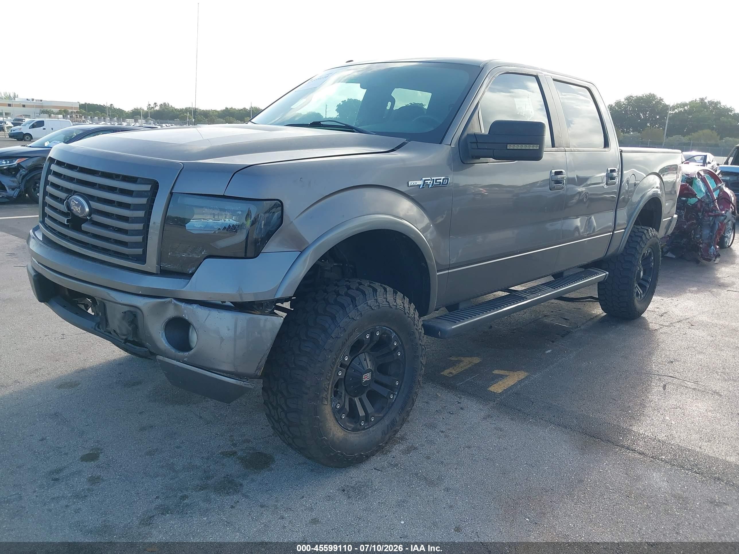 2011 Ford F-150 Fx2/king Ranch/lariat/platinum/xl/xlt Gray vin: 1FTFW1CF2BKE08358