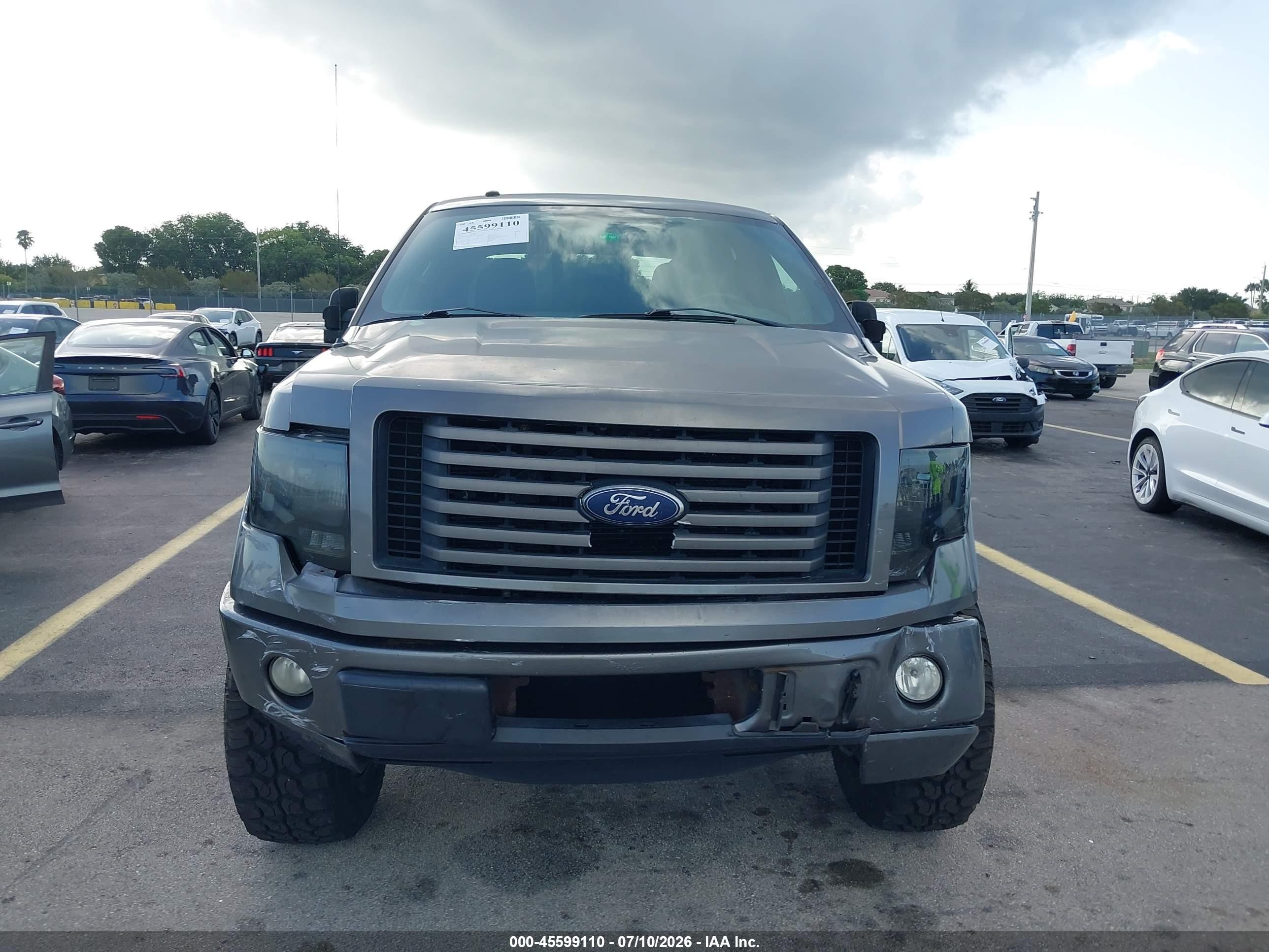 2011 Ford F-150 Fx2/king Ranch/lariat/platinum/xl/xlt Gray vin: 1FTFW1CF2BKE08358