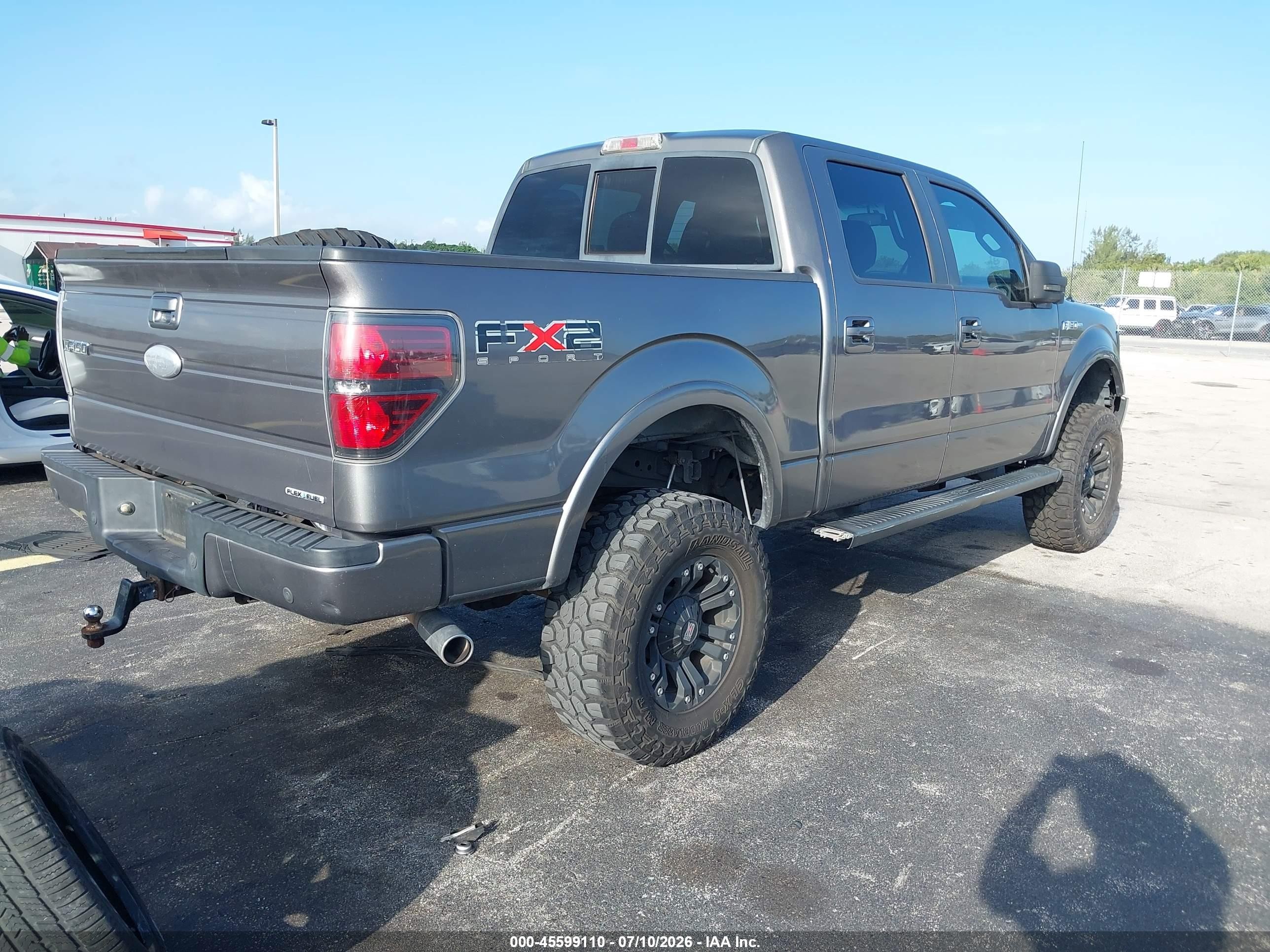 2011 Ford F-150 Fx2/king Ranch/lariat/platinum/xl/xlt Gray vin: 1FTFW1CF2BKE08358