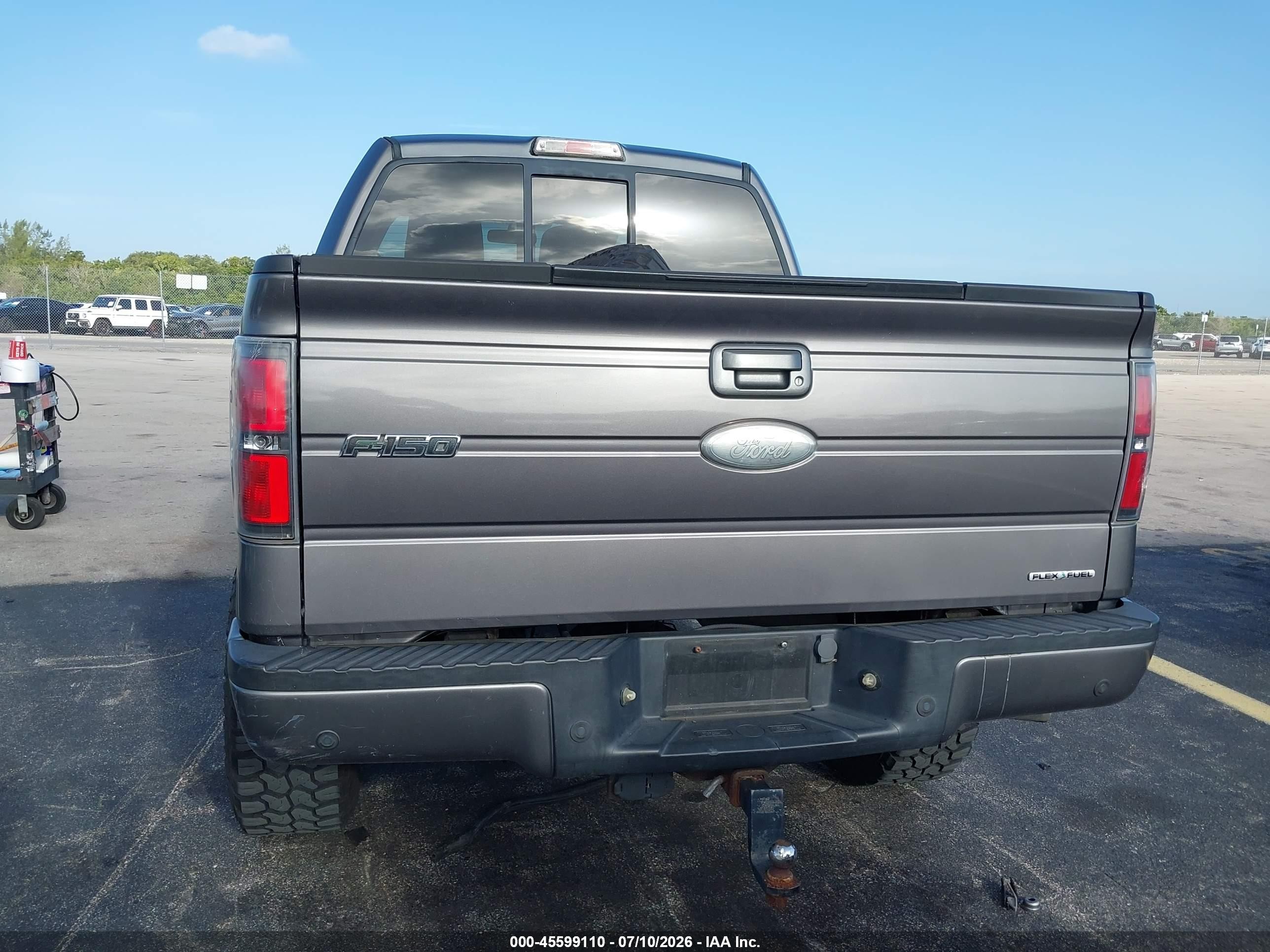 2011 Ford F-150 Fx2/king Ranch/lariat/platinum/xl/xlt Gray vin: 1FTFW1CF2BKE08358