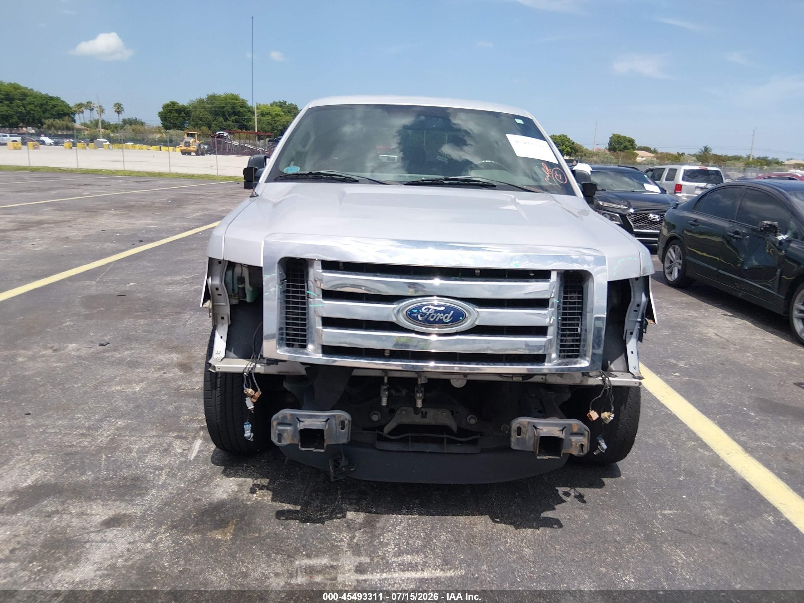 2012 Ford F-150 Fx2/king Ranch/lariat/platinum/xl/xlt Silver vin: 1FTFW1CF2CFD02146